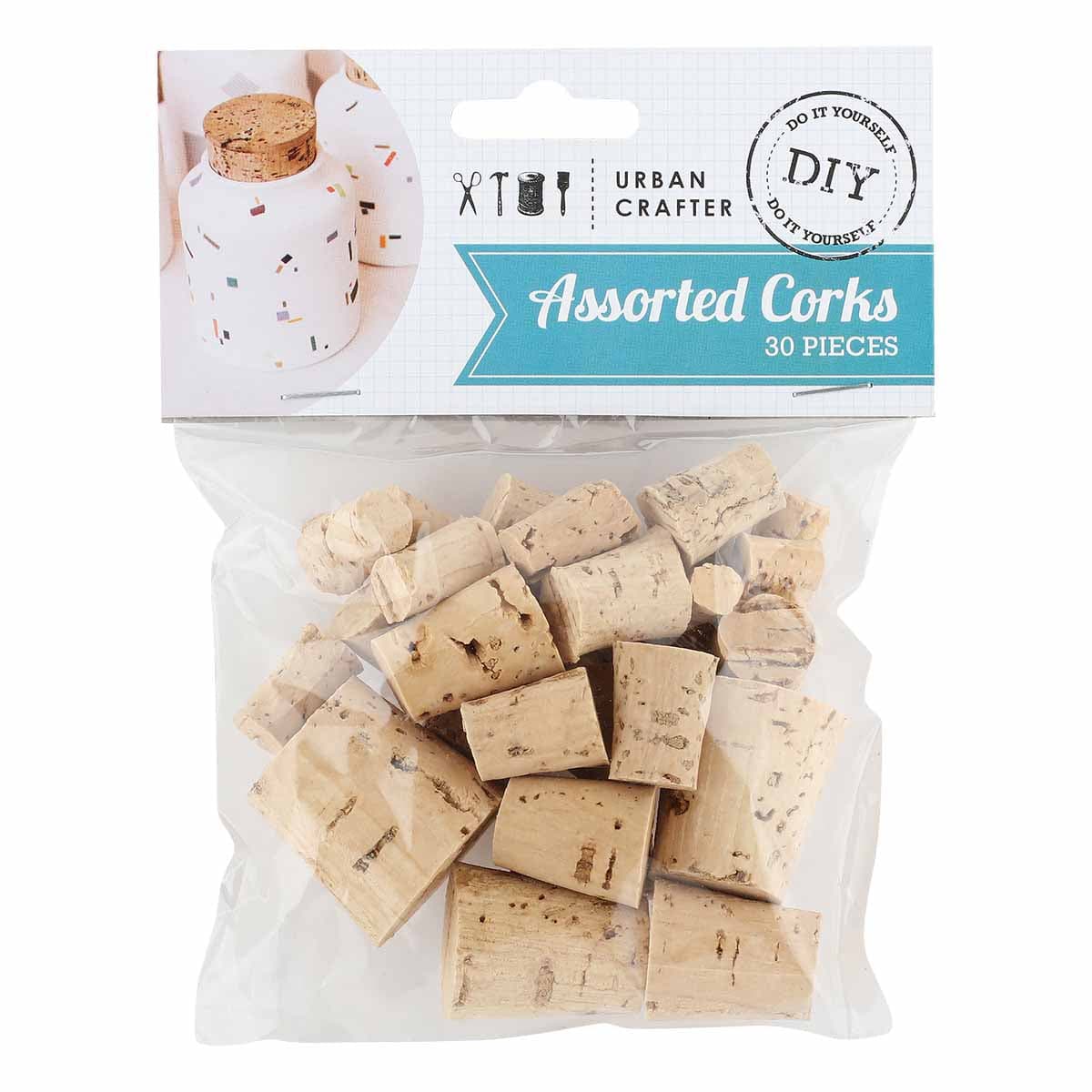 Urban Crafter Assorted Sized Corks 30 Pieces