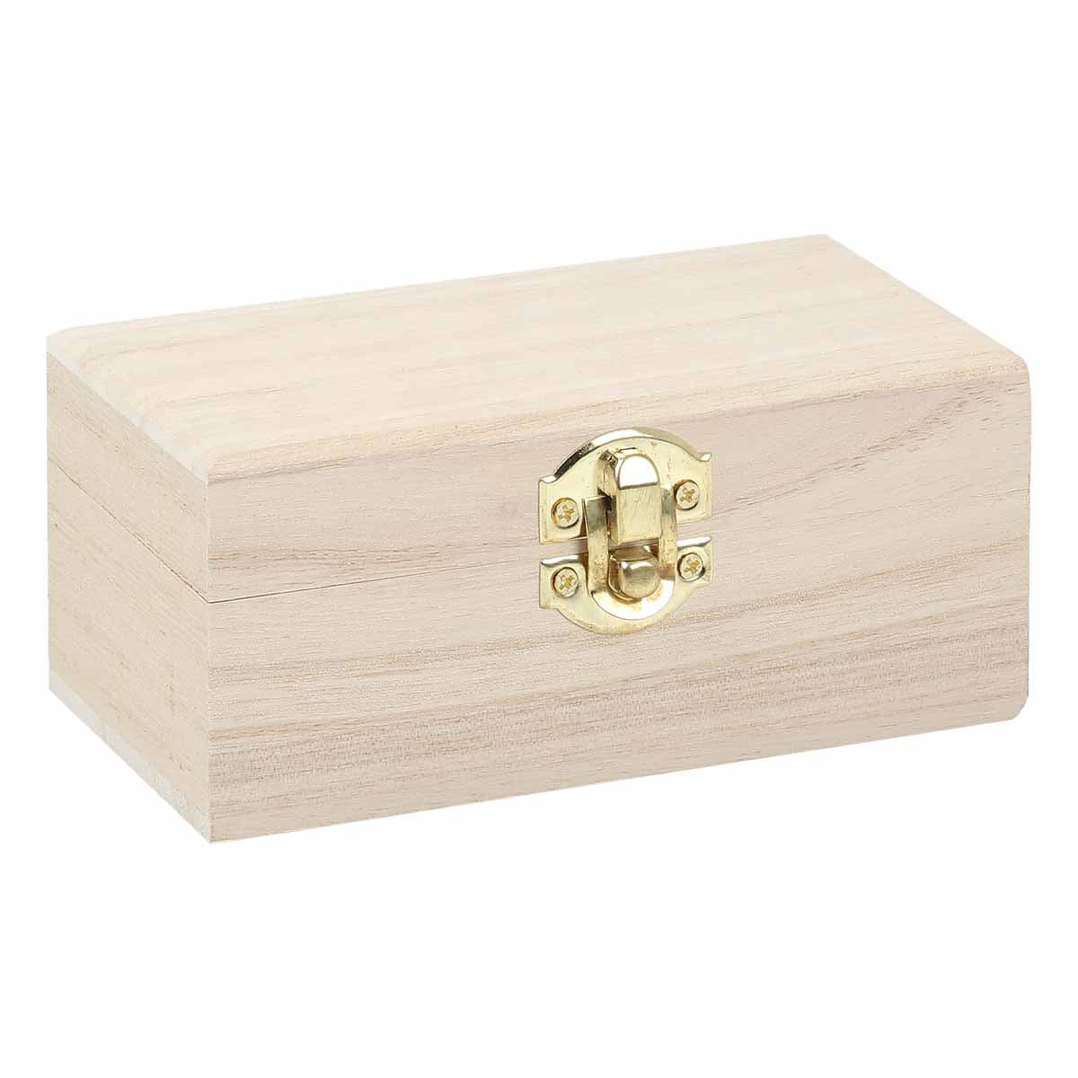 Urban Crafter Paulownia Rectangle Box 13 x 7 x 5.8cm - Image 3