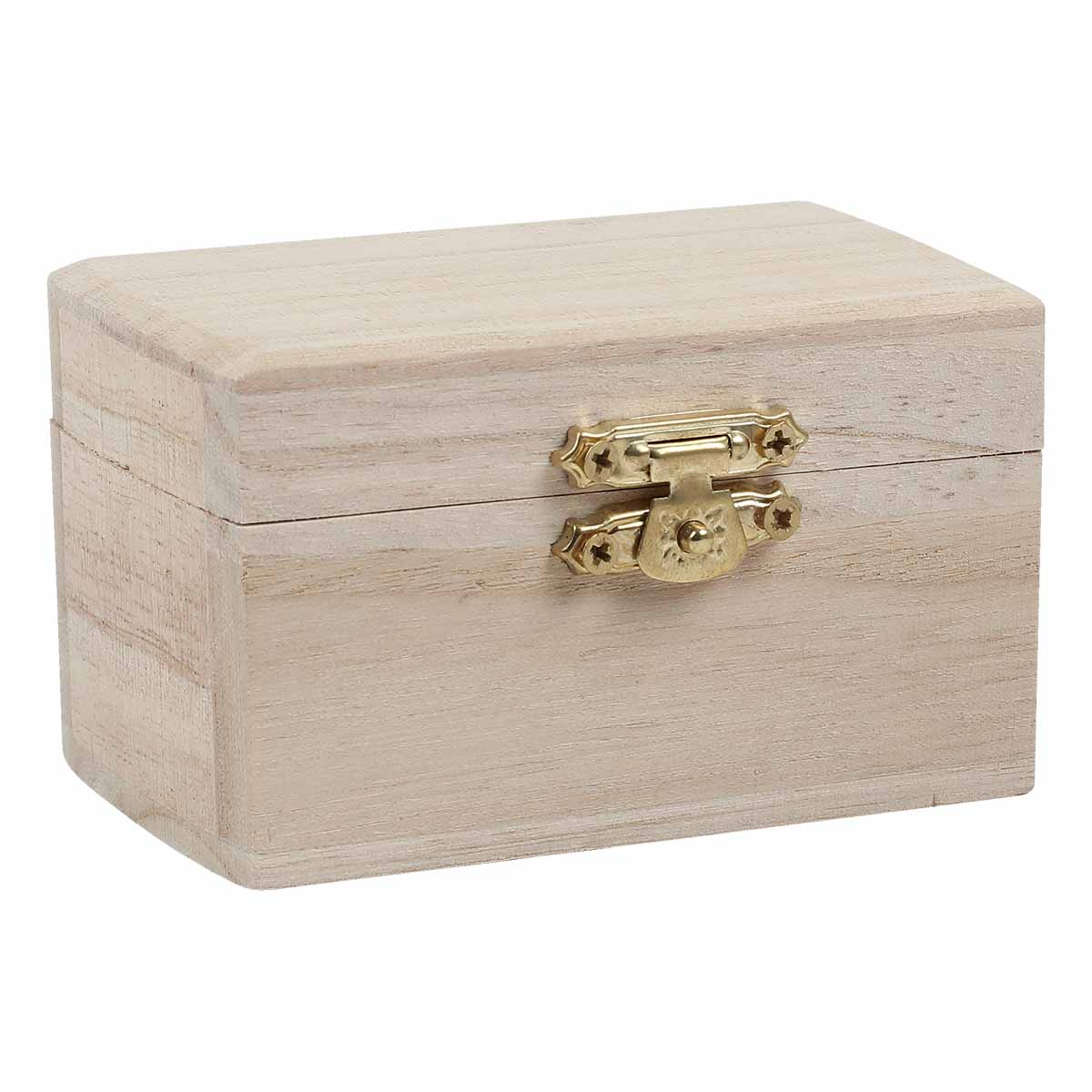 Urban Crafter Paulownia Rectangle Hinged Chest 9 x 5.5 x 5cm - Image 3