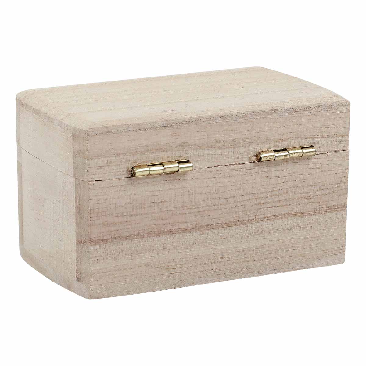 Urban Crafter Paulownia Rectangle Hinged Chest 9 x 5.5 x 5cm - Image 4
