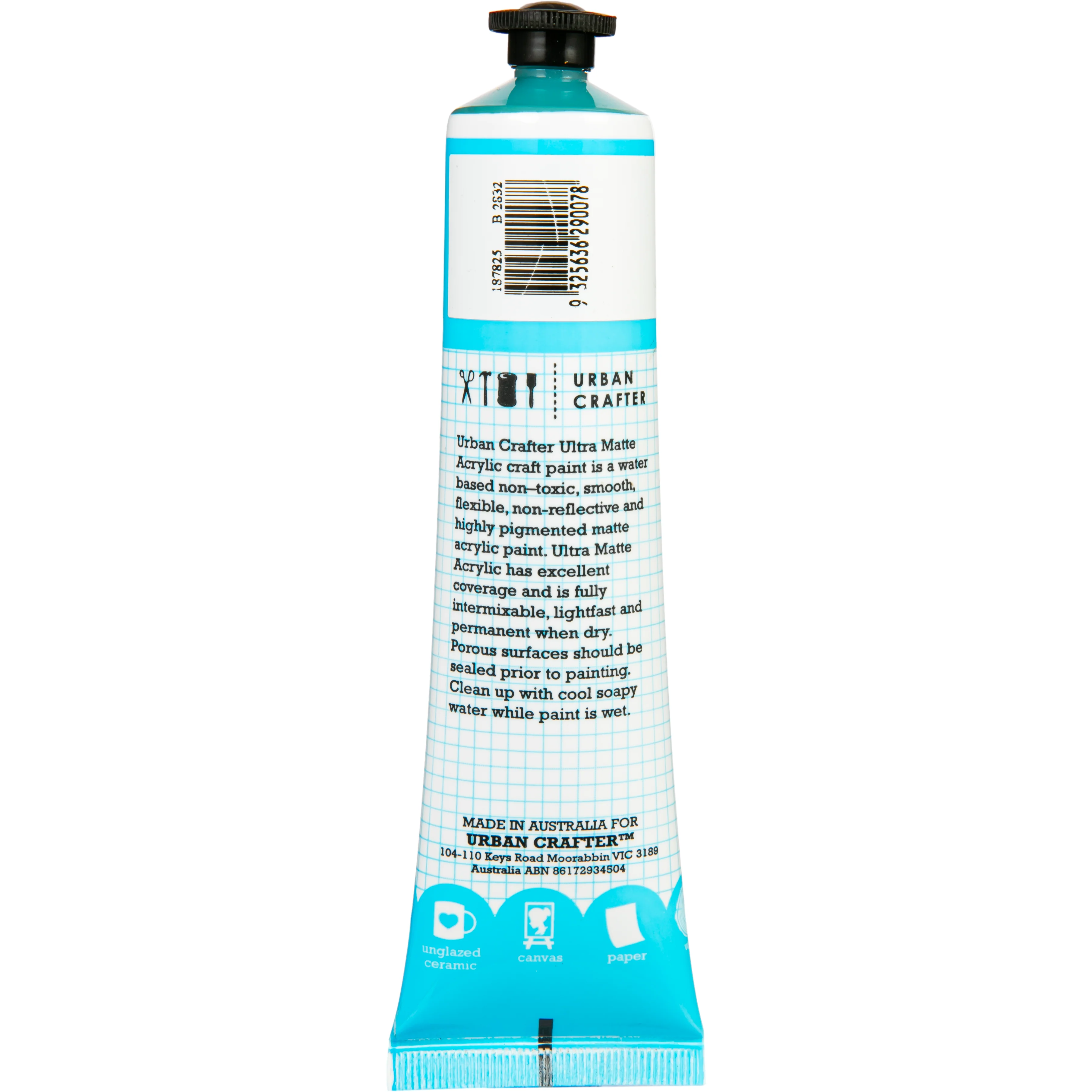 Urban Crafter Ultra Matte Acrylic Paint Phthalo Green Transparent S2 ASTM1 75ml - Image 3