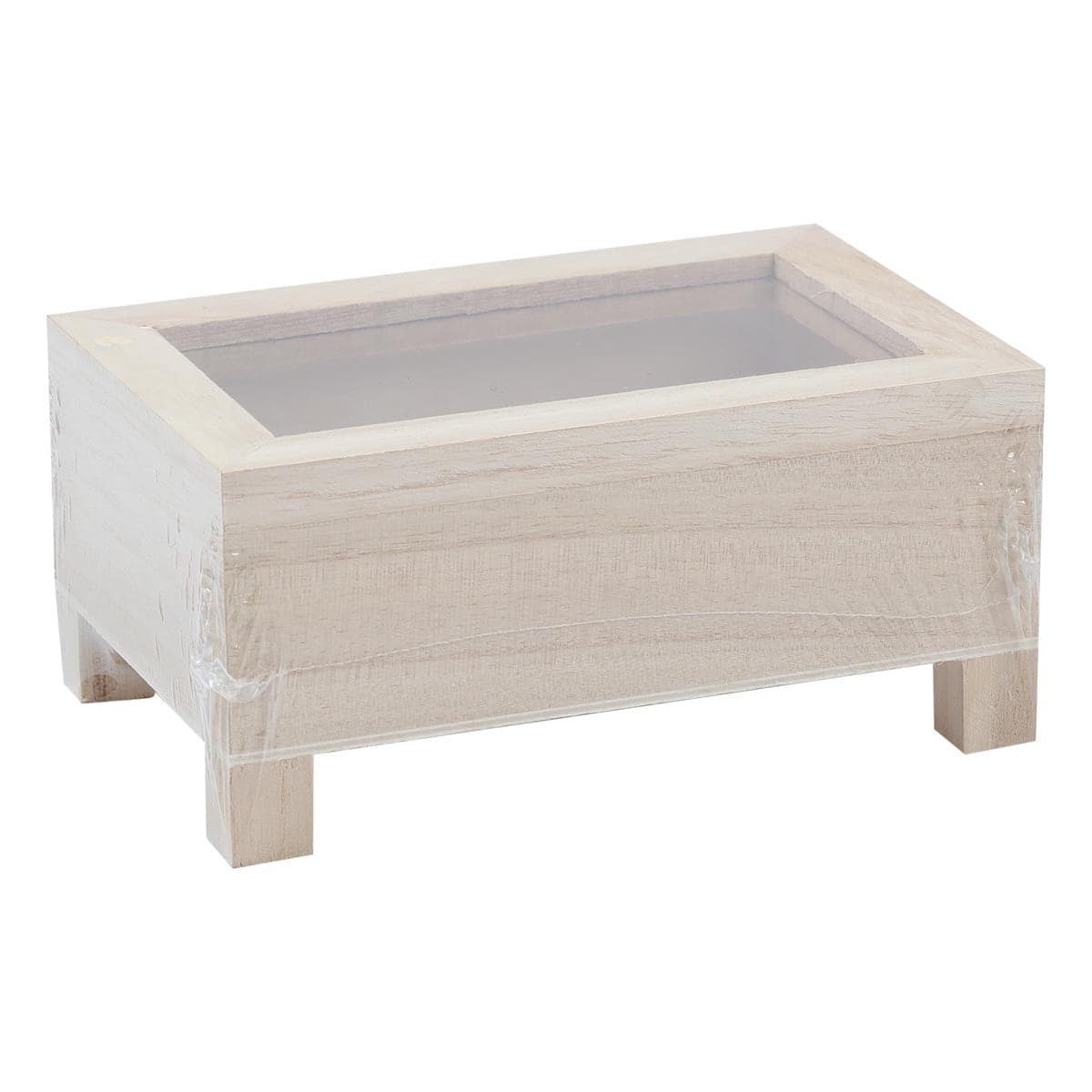 Urban Crafter Raised Box with Opening Window Lid 15 x 10 x 7cm