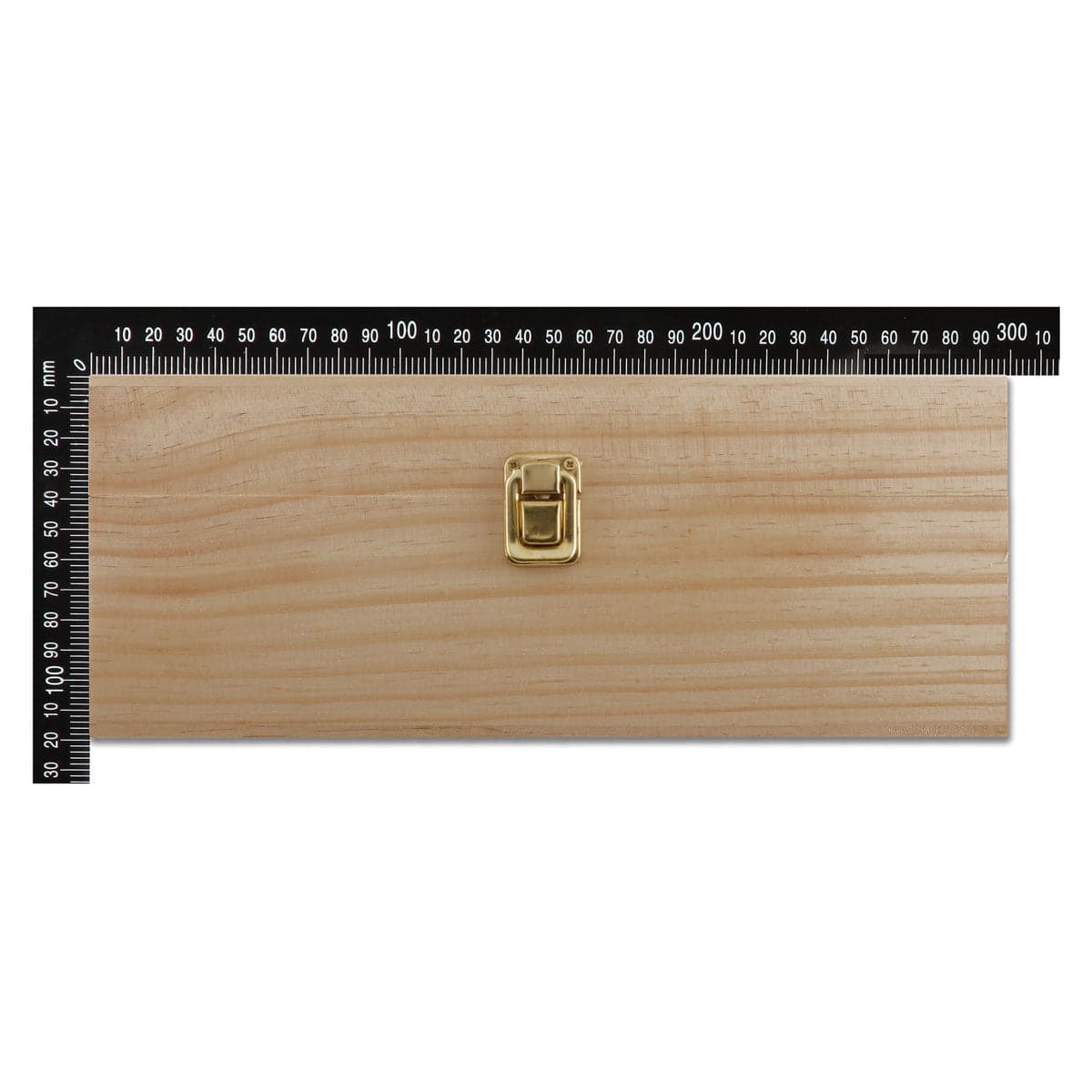 Urban Crafter Rectangular Pine Gift Box with Latch 30x22x12cm - Image 6