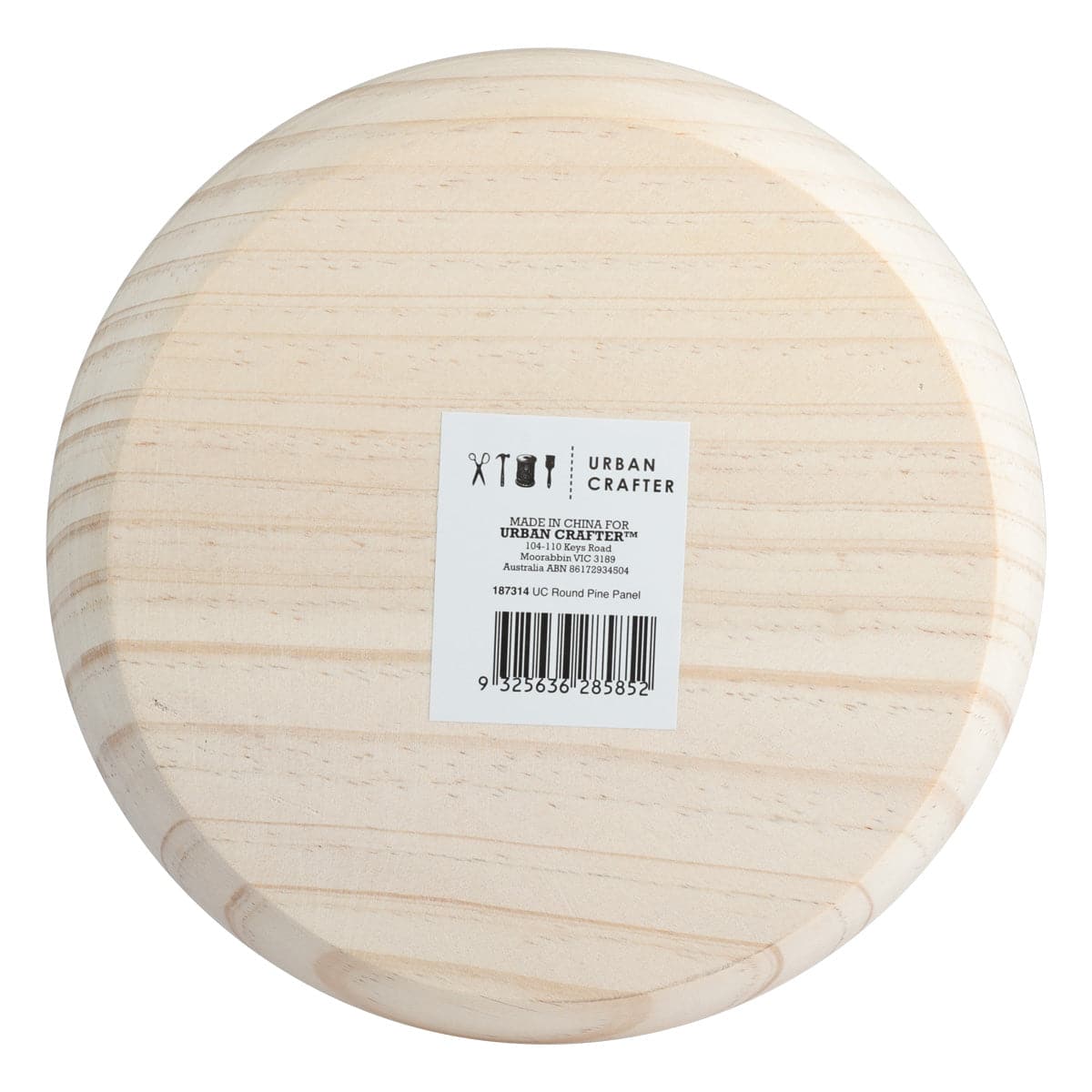Urban Crafter Round Pine Panel 16x1.5cm - Image 3