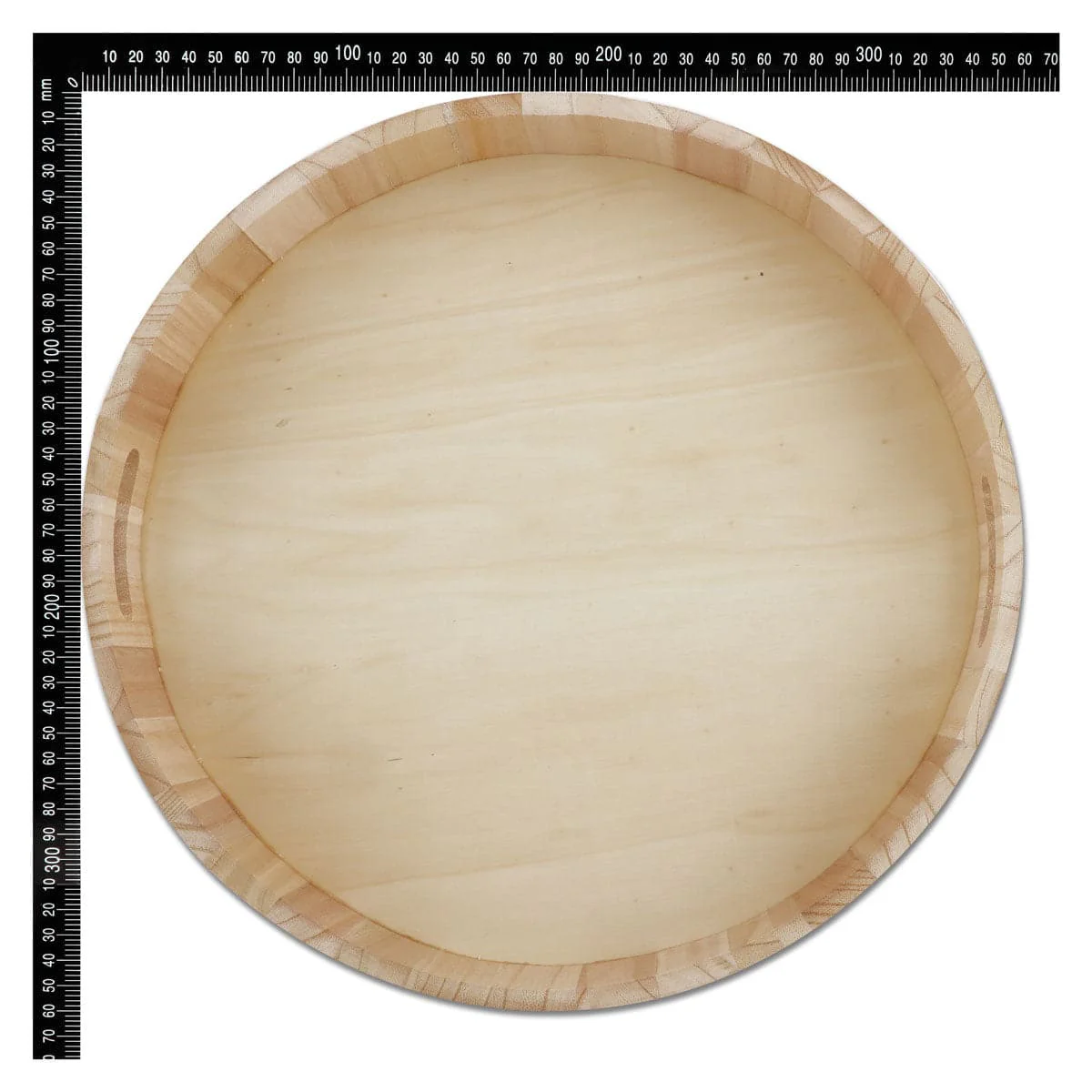 Urban Crafter Round Wooden Drinks Tray 35cm Diameter - Image 2