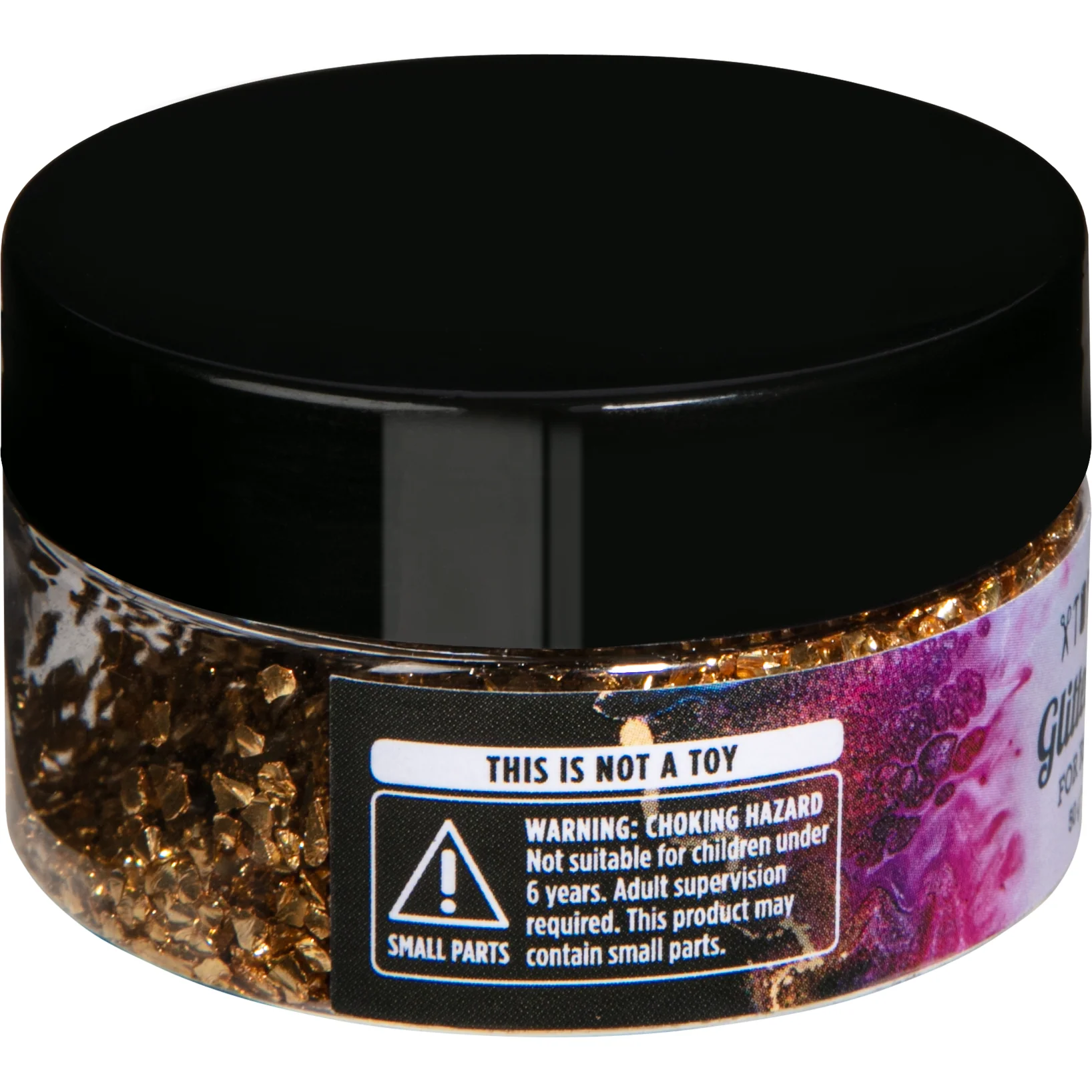 Urban Crafter 001 Multi Colour Mix Glitter Glass-Gold 50g - Image 3