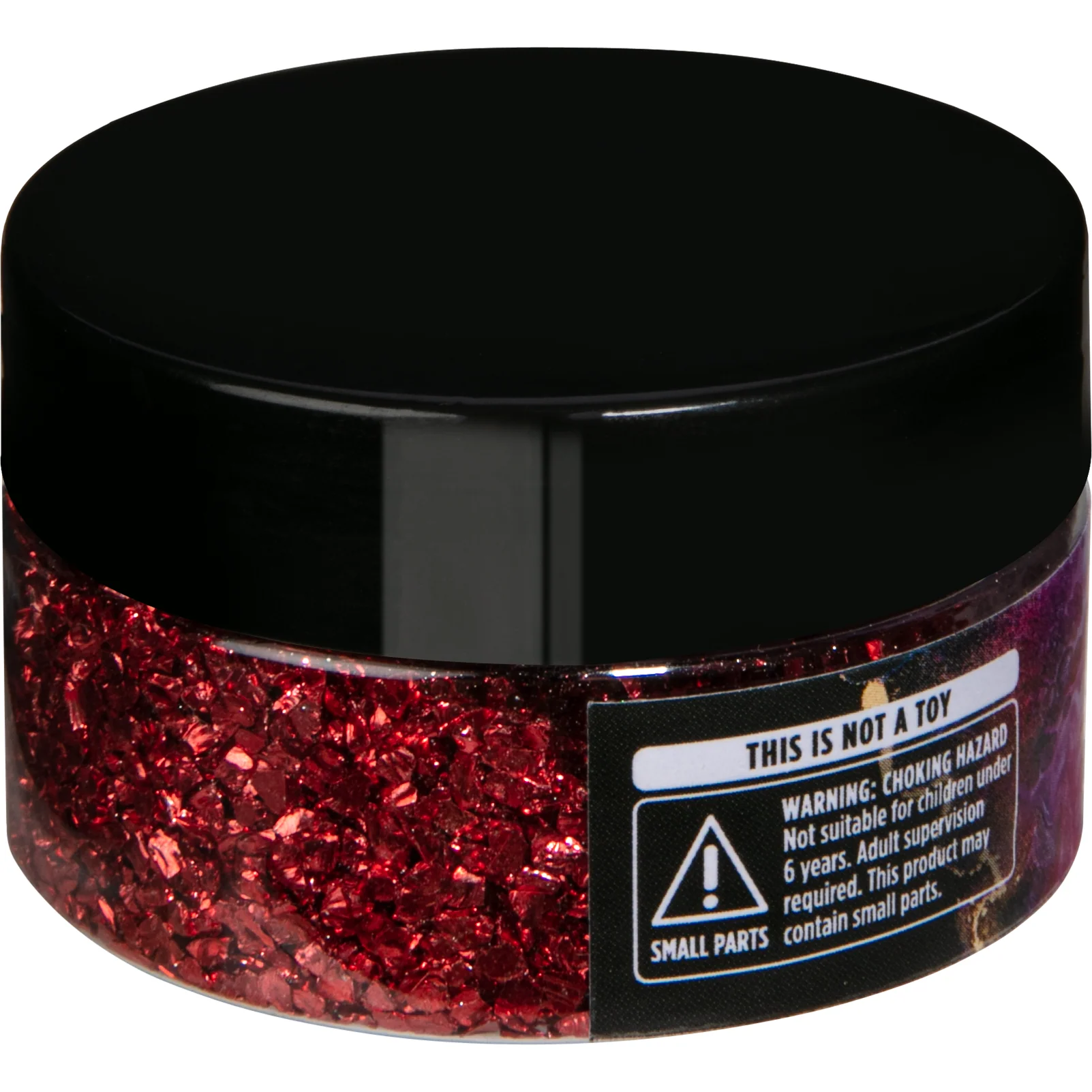 Urban Crafter 001 Multi Colour Mix Glitter Glass-Red 50g - Image 4