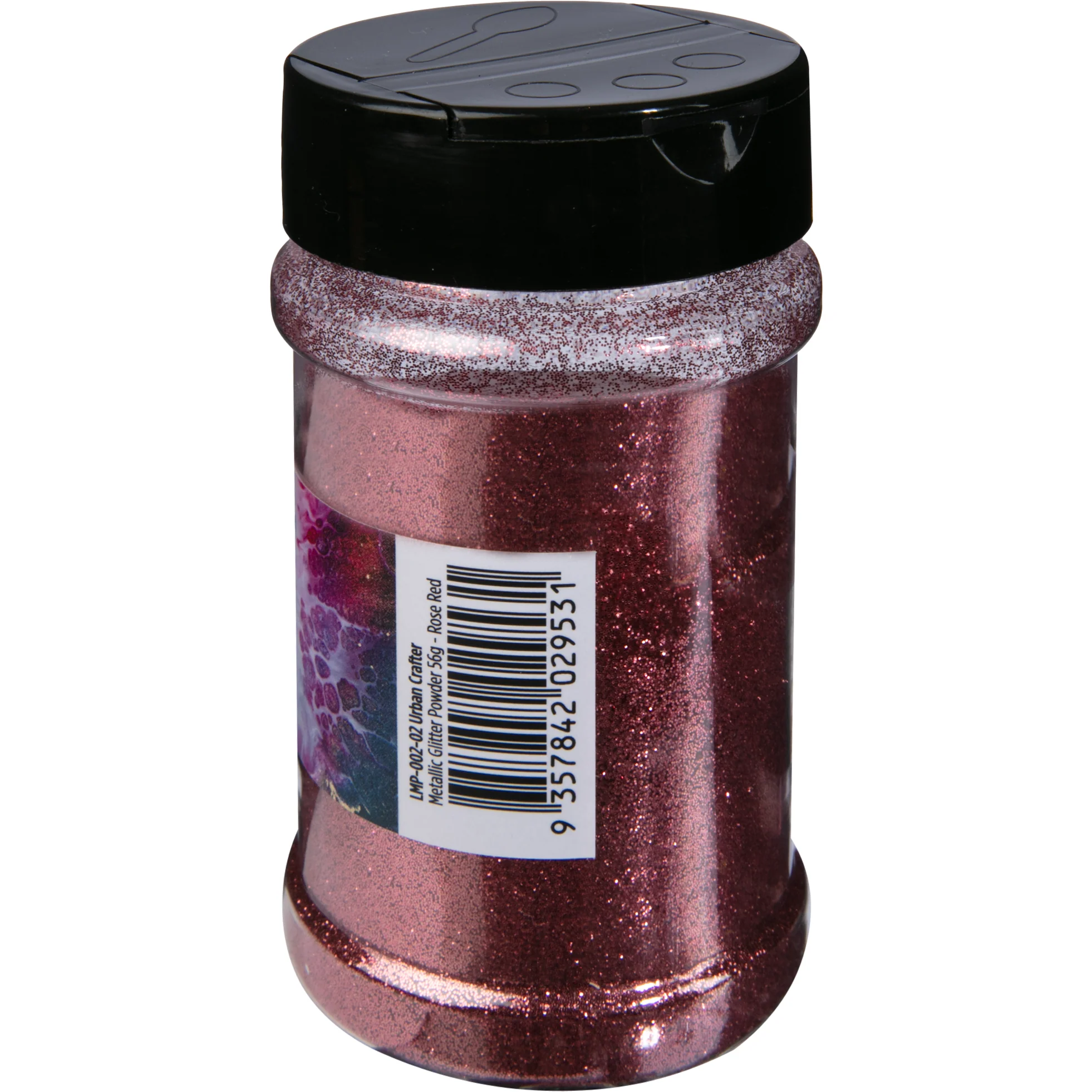 Urban Crafter Metallic Glitter Powder-Rose Red 56g - Image 5