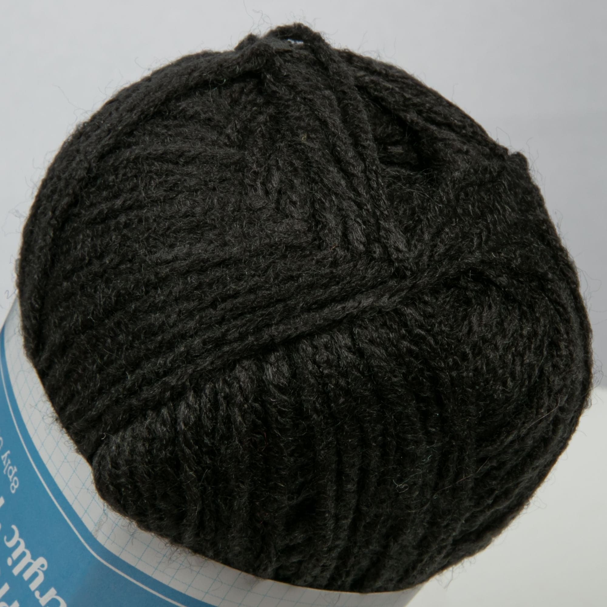 Urban Crafter 100% Premium Acrylic Yarn-Black, 8 Ply, 50g - Image 2