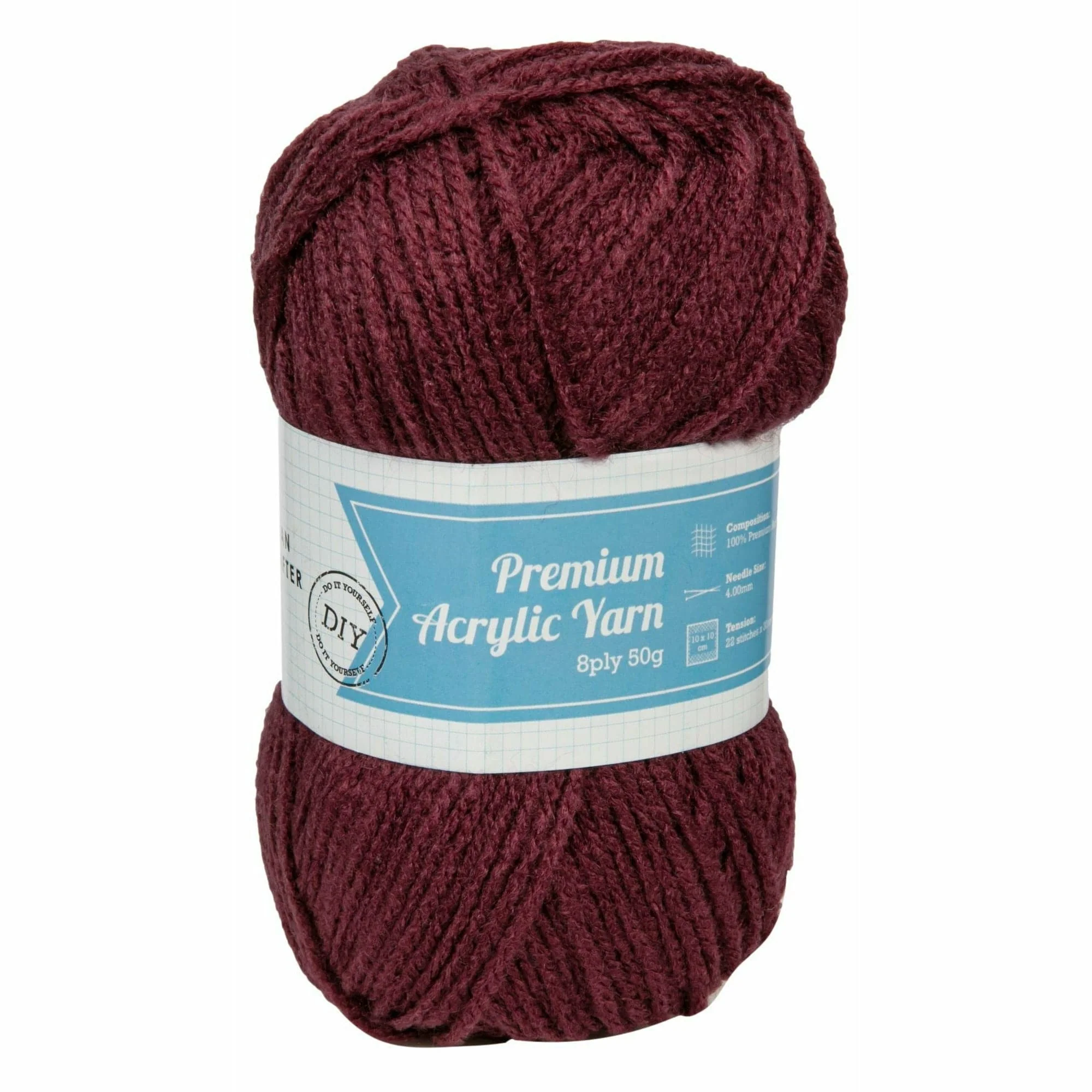 Urban Crafter 100% Premium Acrylic Yarn-Port Royale, 8 Ply, 50g
