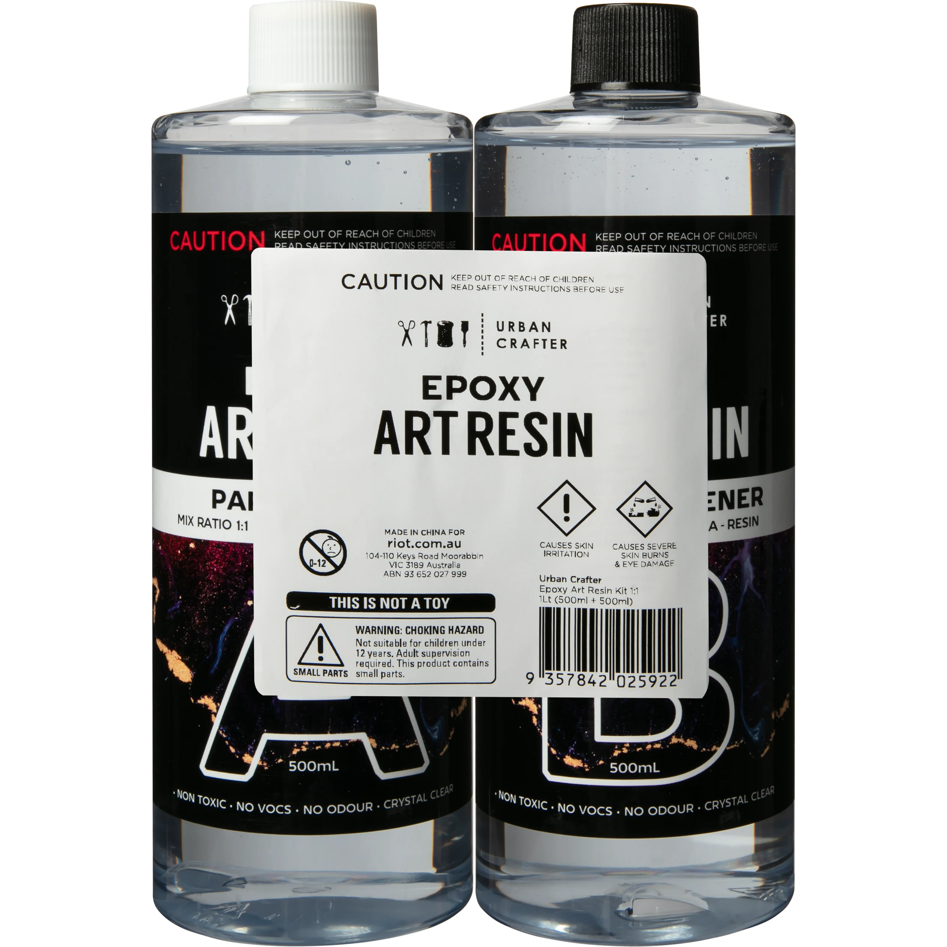 Urban Crafter Epoxy Resin Kit 1:1, 1Lt (500ml + 500ml) - Image 4