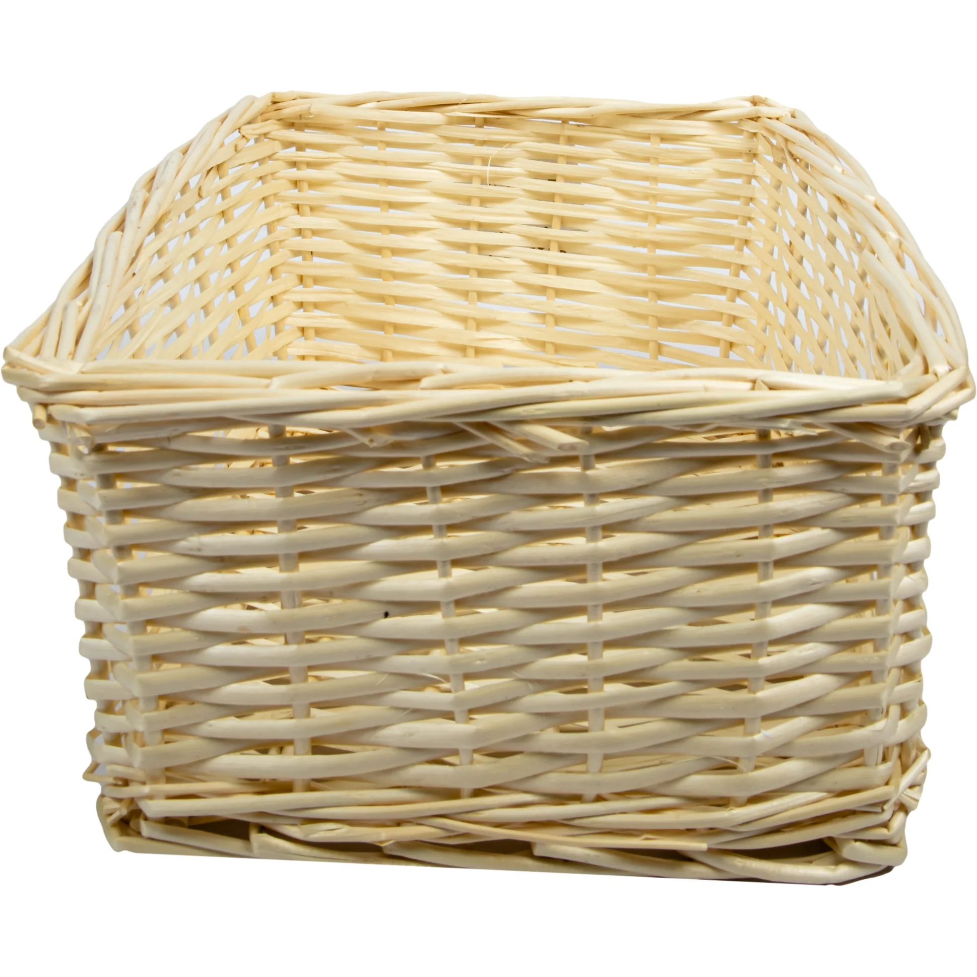 Urban Crafter Bleached Split Willow Square Basket Small 26 x 16 x 10cm - Image 3