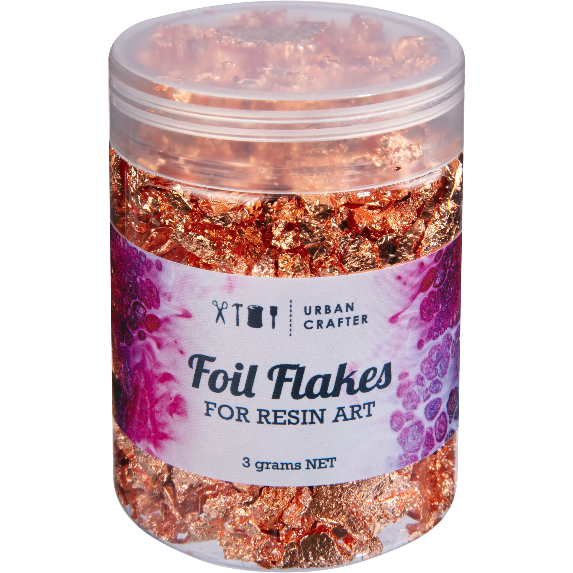 Urban Crafter Foil Flakes-Copper 3g - Image 3