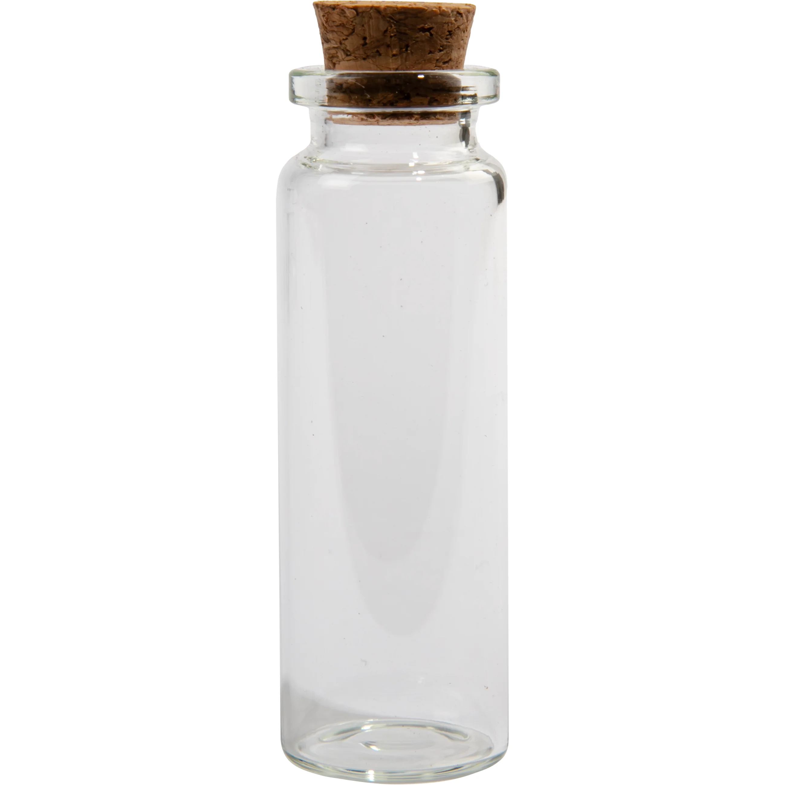 Urban Crafter Glass Bottle with Cork Stopper 22x65mm (4 Pieces) - Image 3