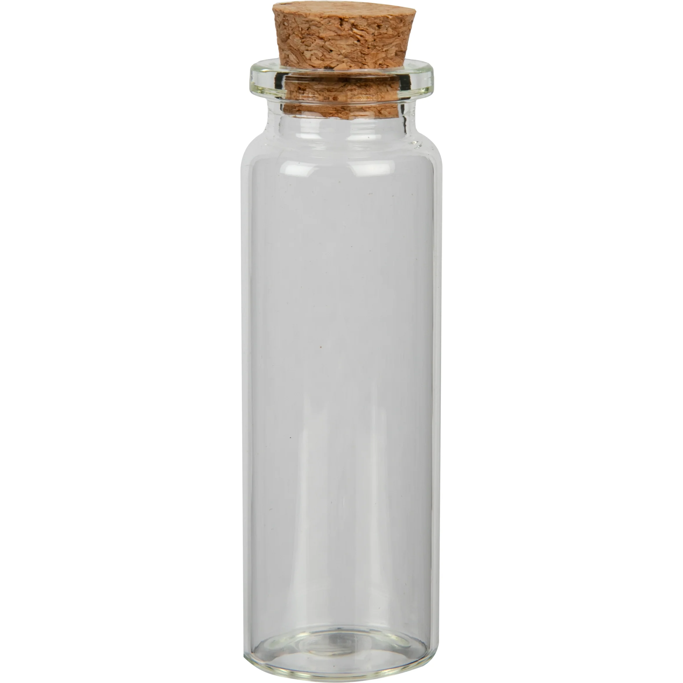 Urban Crafter Glass Bottle with Cork Stopper 22x65mm (4 Pieces) - Image 5