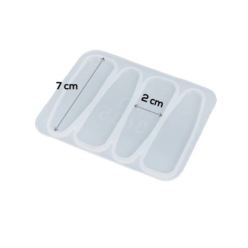 Urban Crafter Hair Clip Mould-Solid Shapes - Image 6