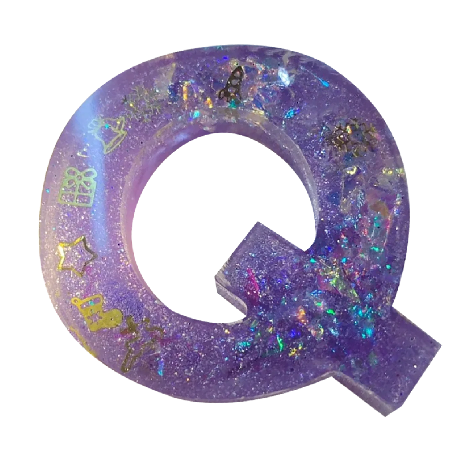Urban Crafter - Large  Alphabet Silicone Mould  - Q -Height:15.2cm - Image 5