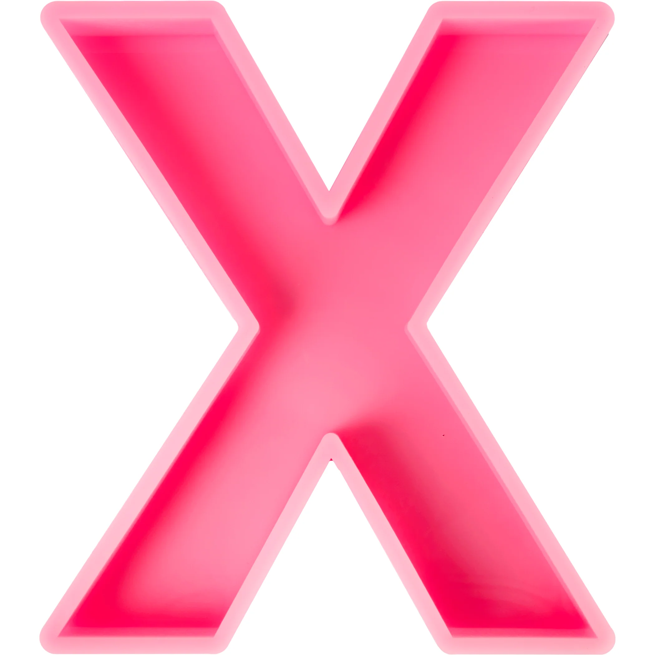 Urban Crafter - Large  Alphabet Silicone Mould  - X -Height:15.2cm - Image 6