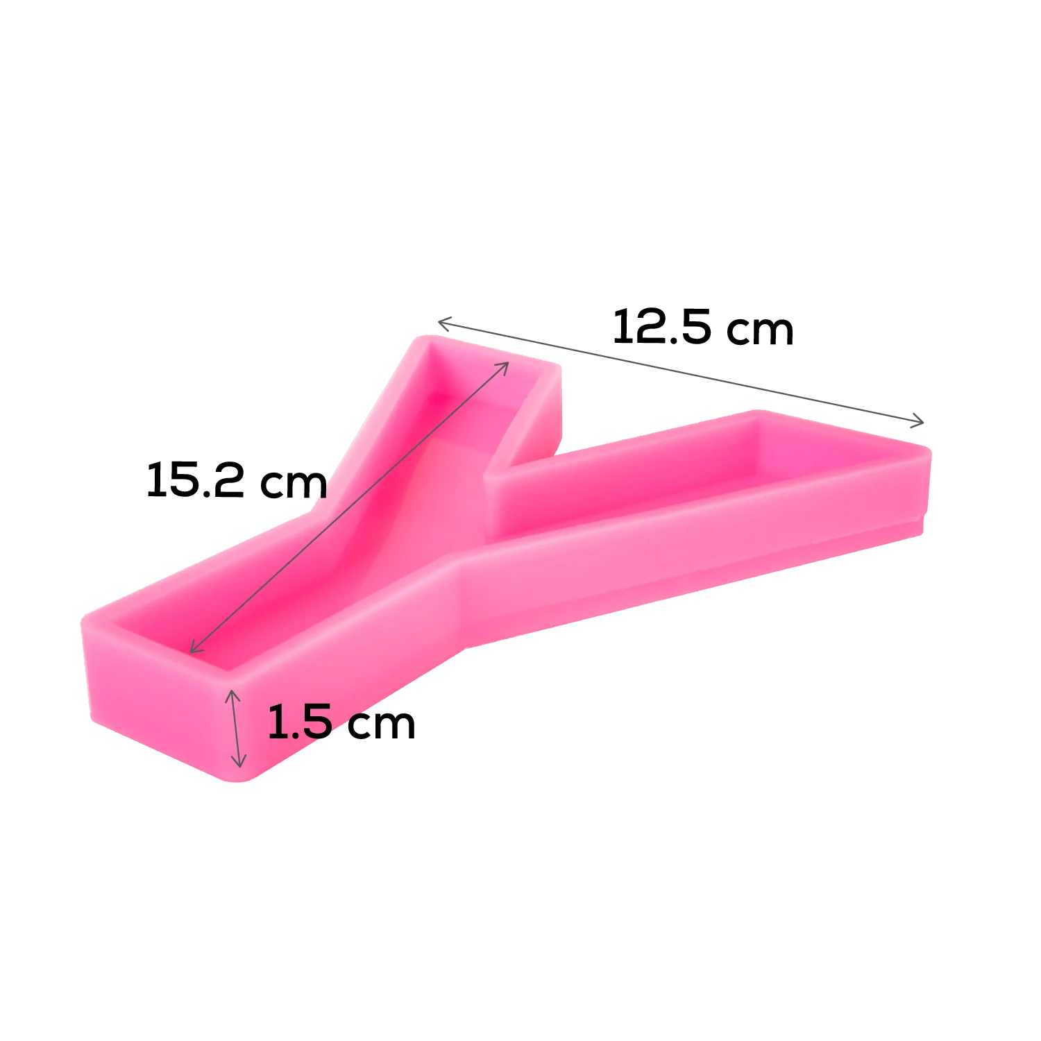 Urban Crafter - Large  Alphabet Silicone Mould  - Y -Height:15.2cm - Image 7