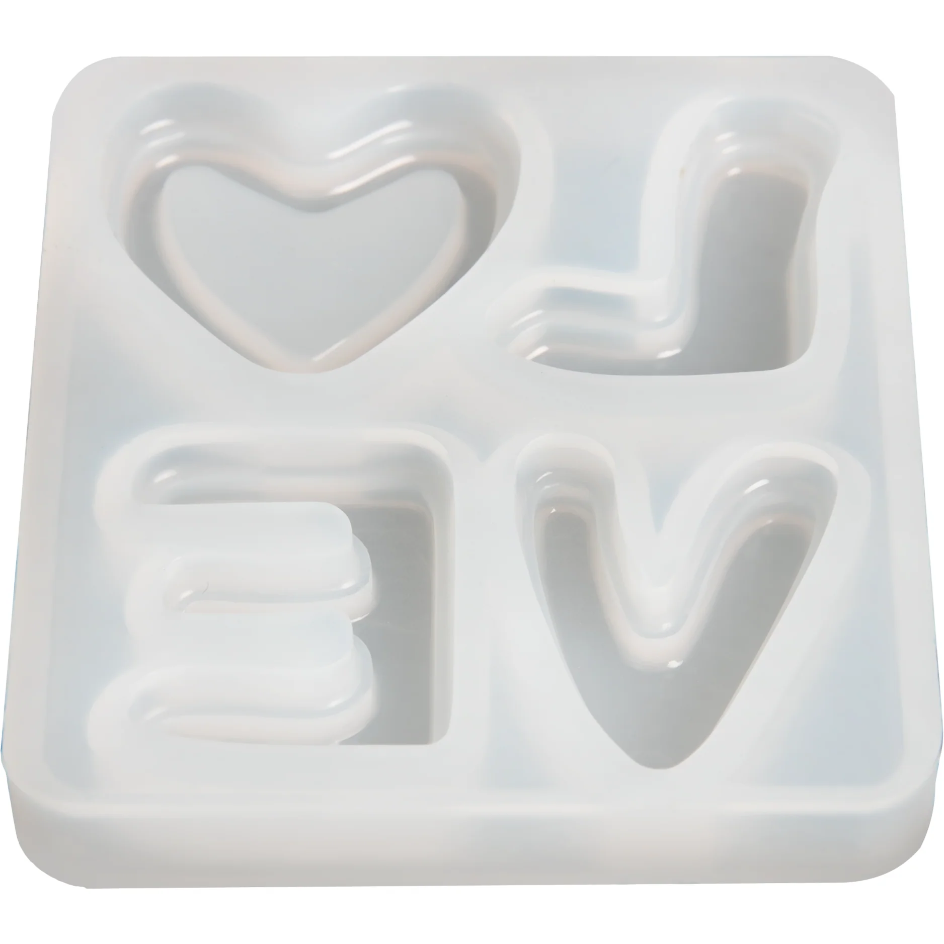 Urban Crafter LOVE Silicone Mould 5.8x5x0.8cm - Image 3