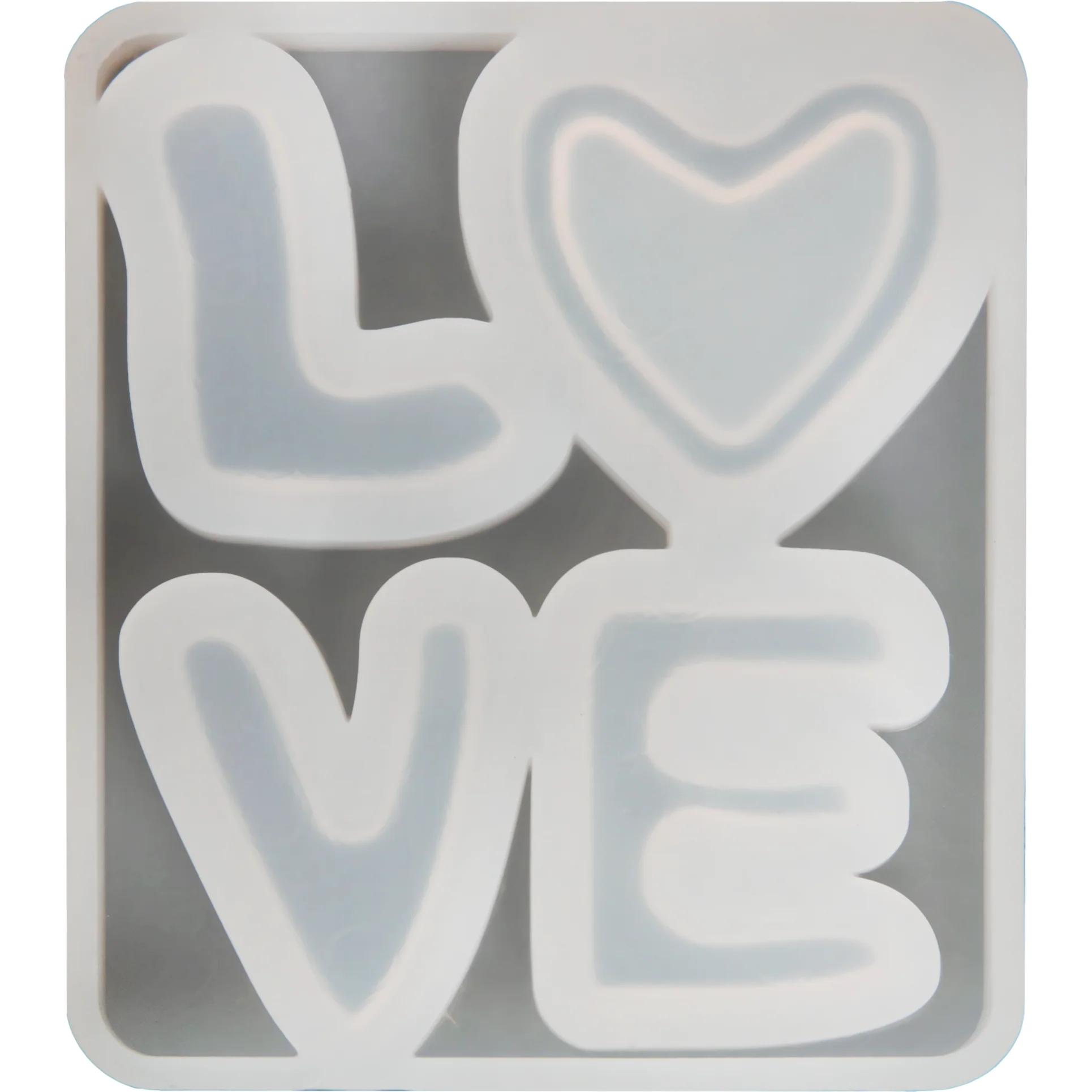 Urban Crafter LOVE Silicone Mould 5.8x5x0.8cm - Image 6