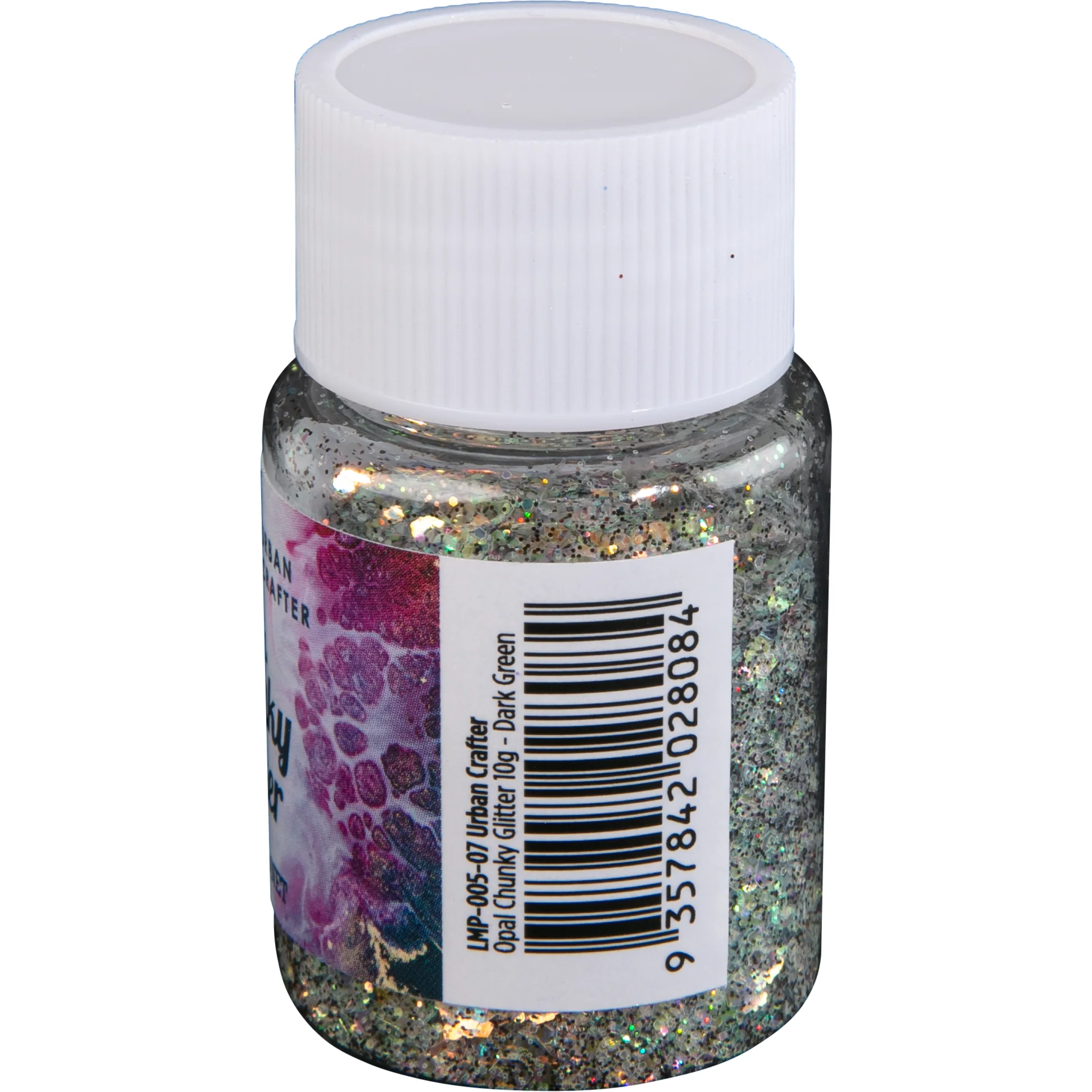 Urban Crafter Mixology Opal Chunky Glitter-Dark Green 10g - Image 5