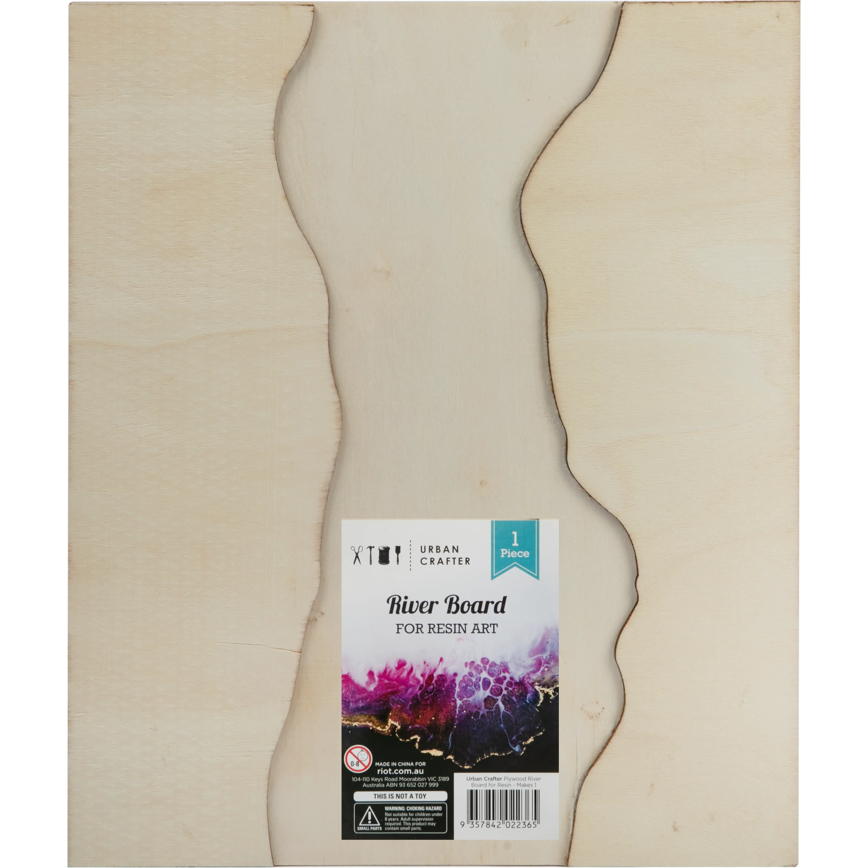 Urban Crafter Plywood River Board for Resin 30.3 x 25.3 x 0.8cm - Image 4