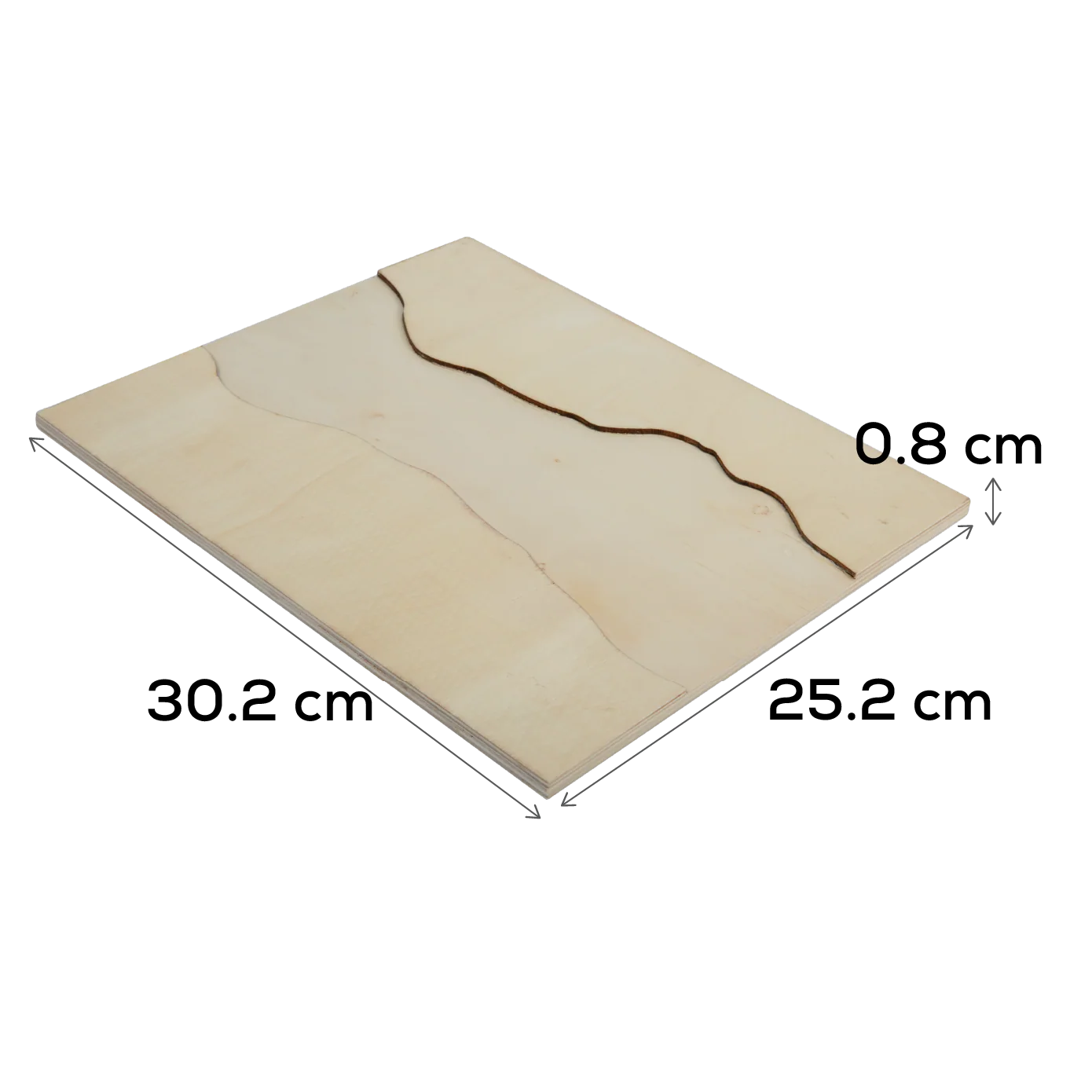 Urban Crafter Plywood River Board for Resin 30.3 x 25.3 x 0.8cm - Image 5