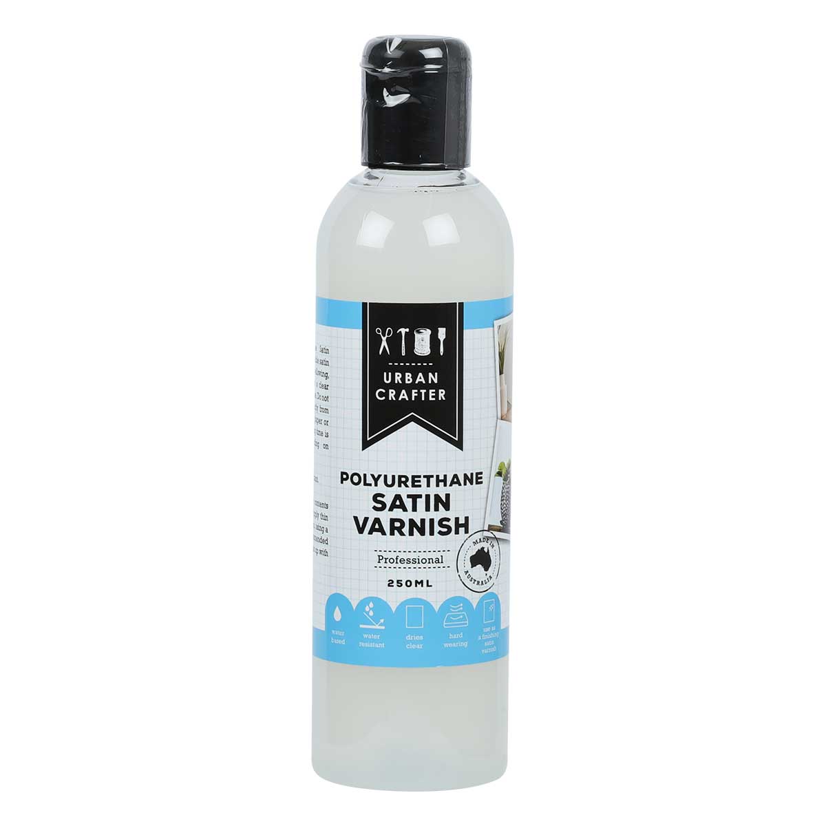 Urban Crafter Polyurethane Satin Varnish 250ml