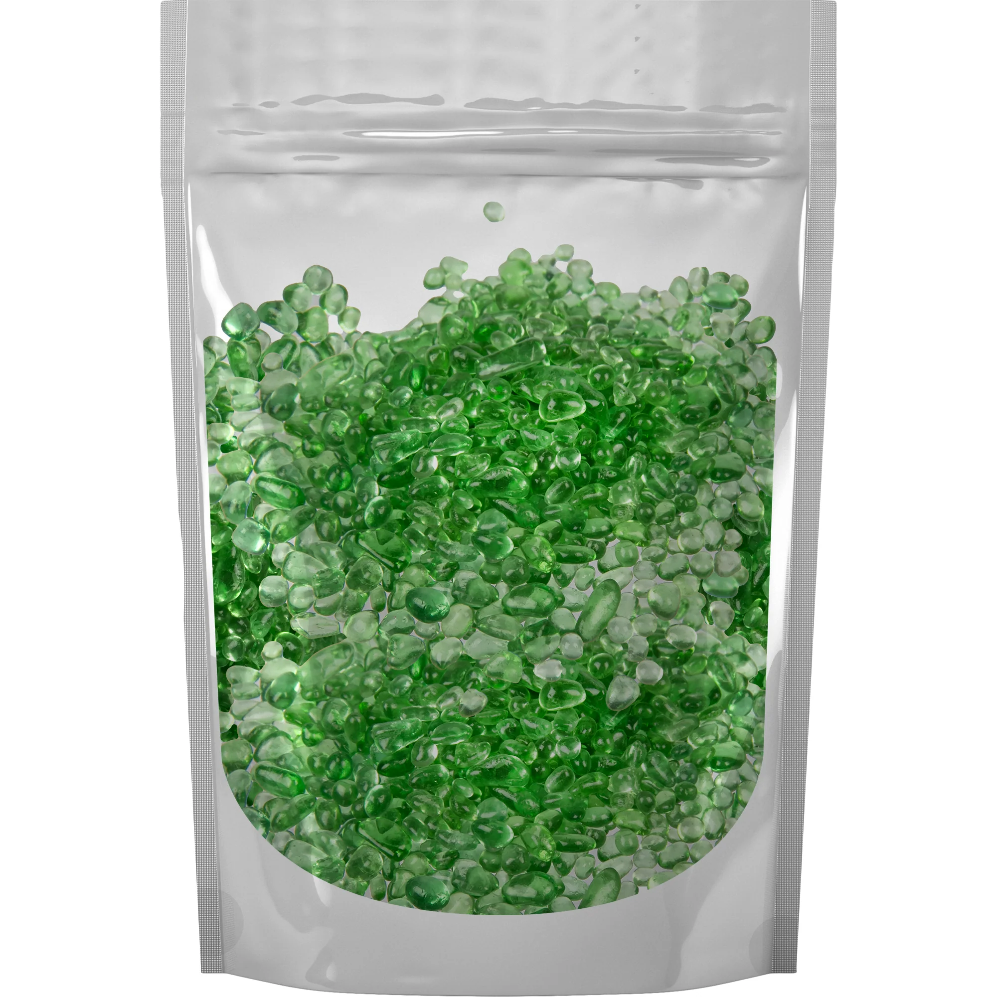 Urban Crafter Quartz Crush Green glass 3-5mm 150g