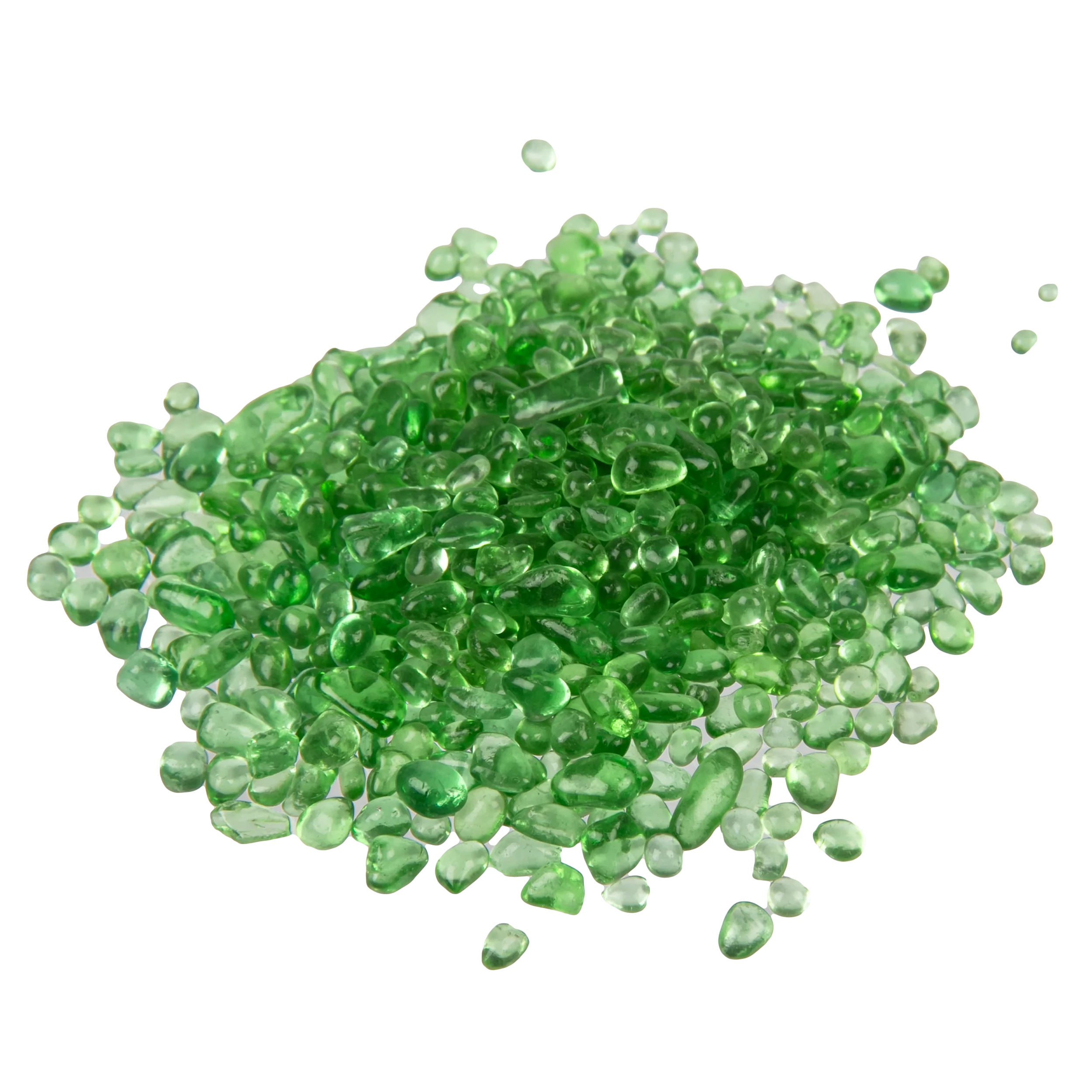 Urban Crafter Quartz Crush Green glass 3-5mm 150g - Image 2