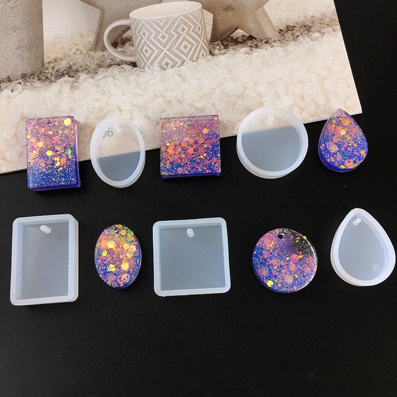 Urban Crafter Regular Pendants Moulds (5 Piece)