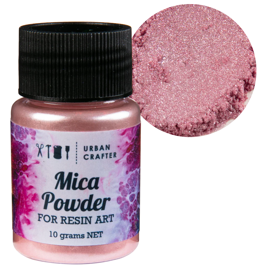 Urban Crafter Resin Mica Powder-Rose Pink 10g