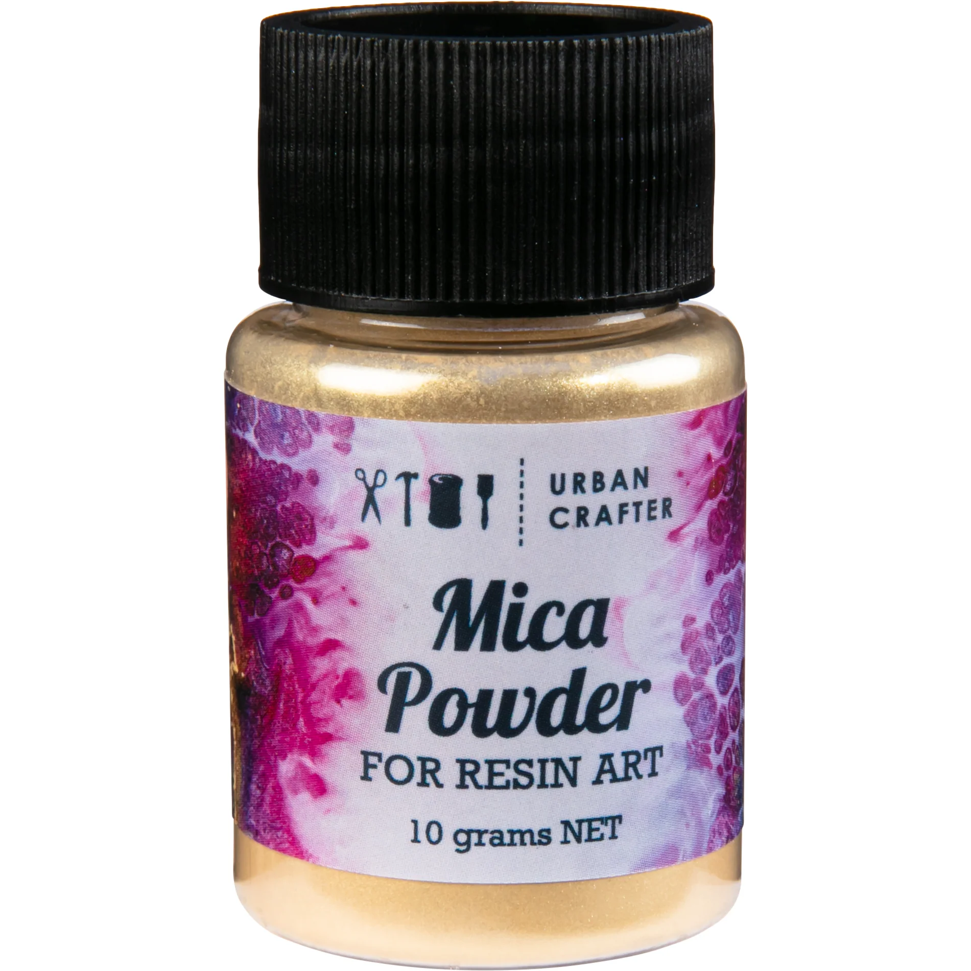 Urban Crafter Resin Mica Powder-Sunset Gold 10g - Image 4