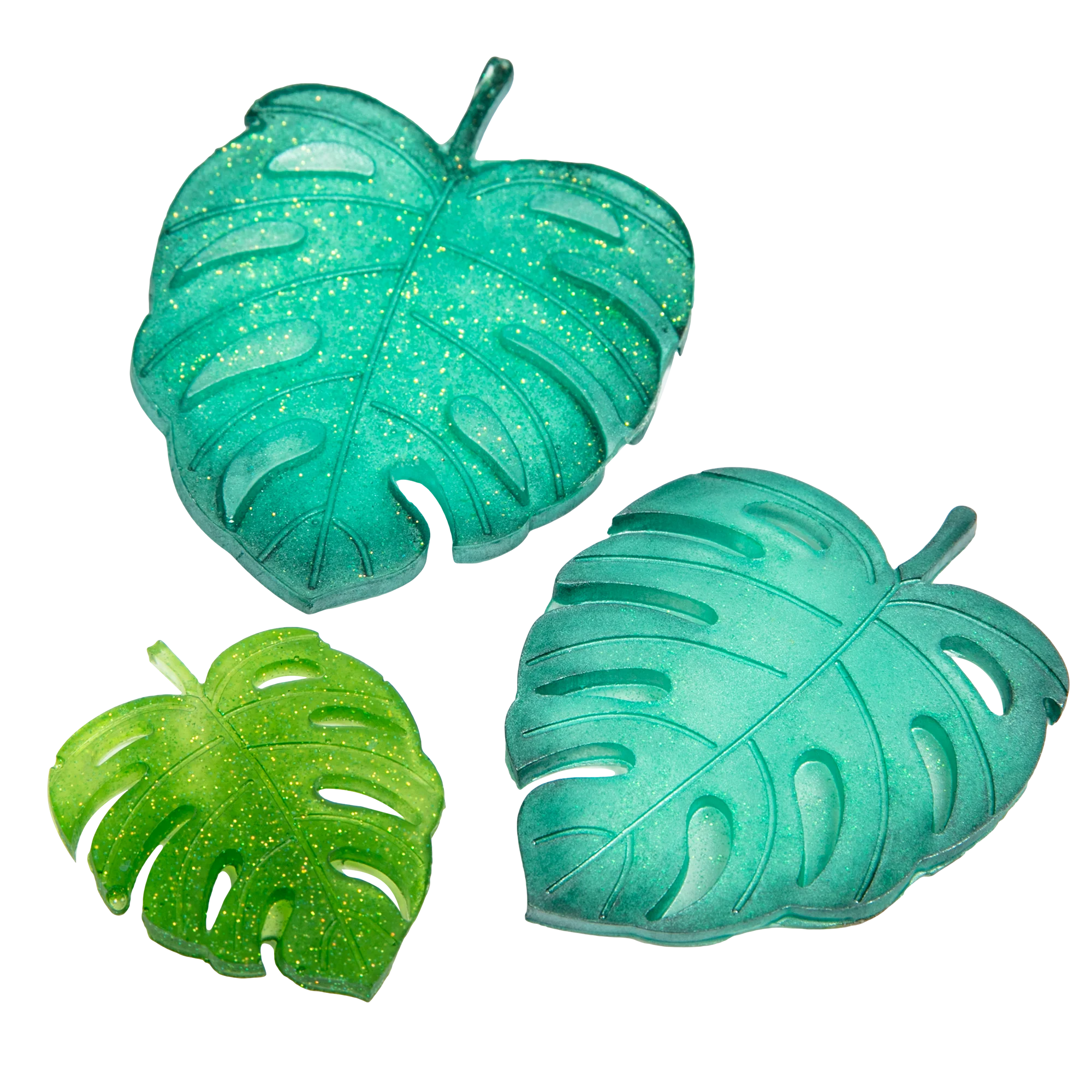 Urban Crafter Resin Mould 3 Monstera Leaves - Image 7