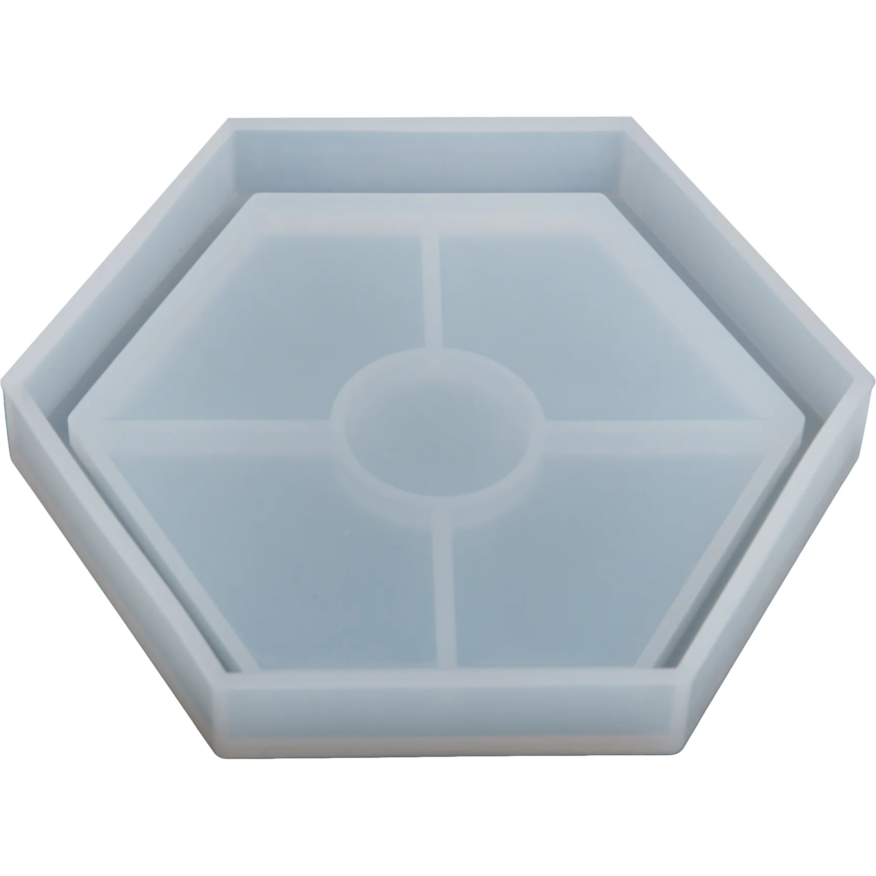 Urban Crafter Resin Mould Hexagon Edged Coaster - Image 2
