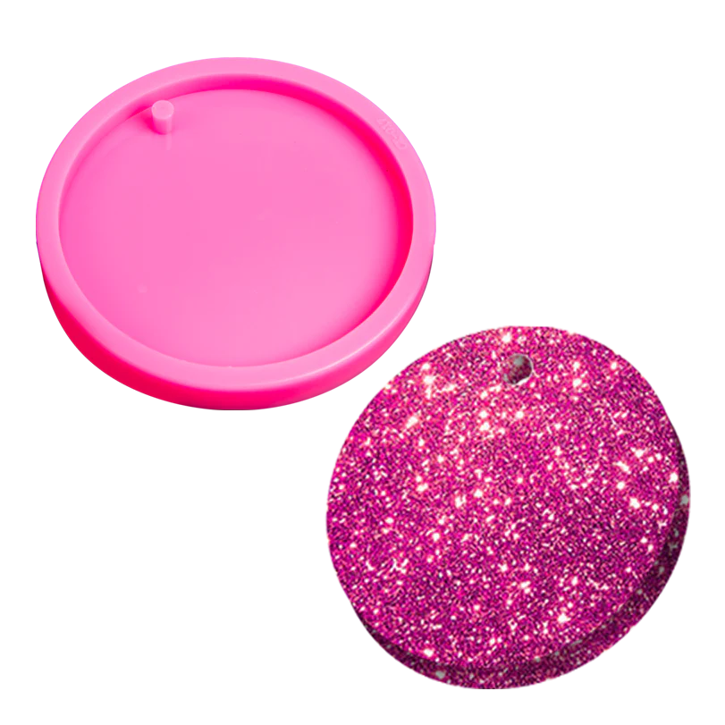 Urban Crafter Round Keyring Mould-Round Keyring, Large