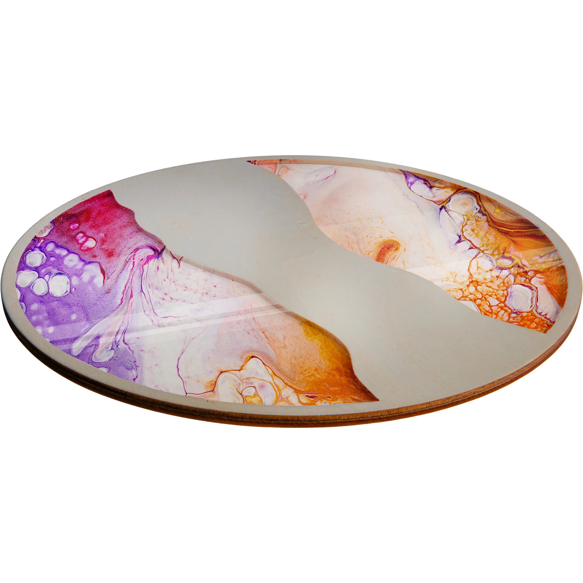 Urban Crafter Round Plywood Panel for Resin Art 25 x 25x 0.6cm - Image 4