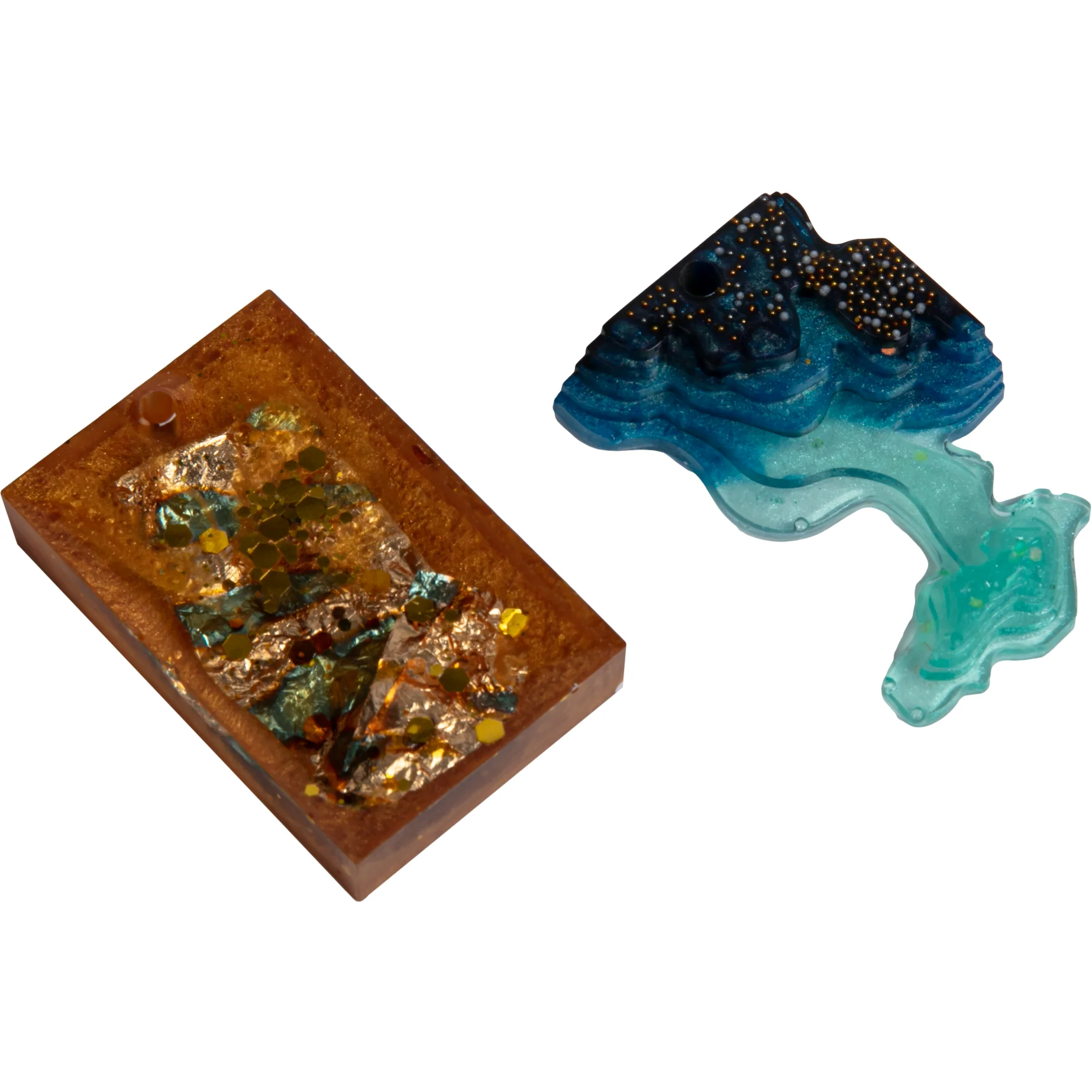 Urban Crafter Silicone Beach Topographic Pendant Mould-Square - Image 2