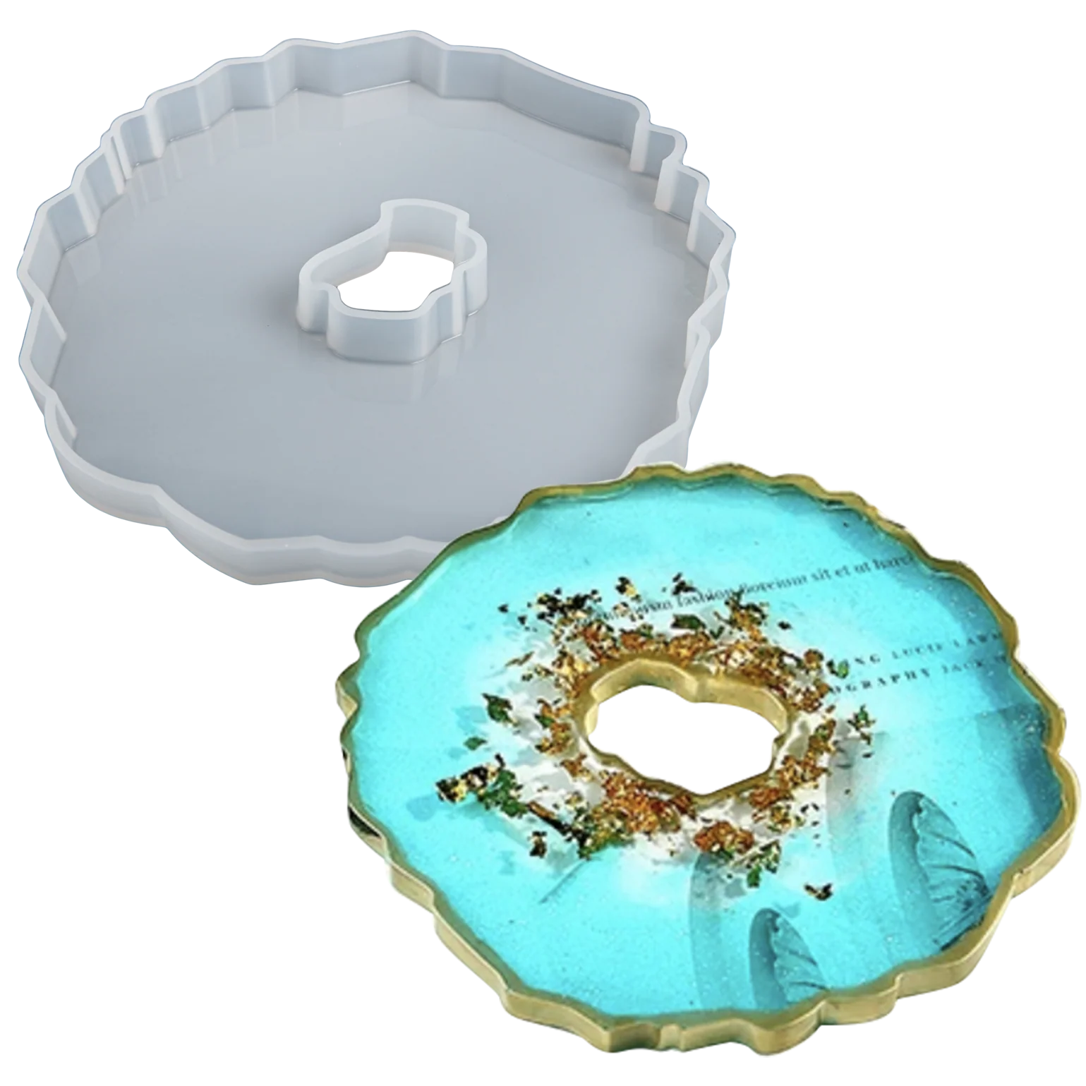 Urban Crafter Silicone Mould Geode Coaster-Coaster D2