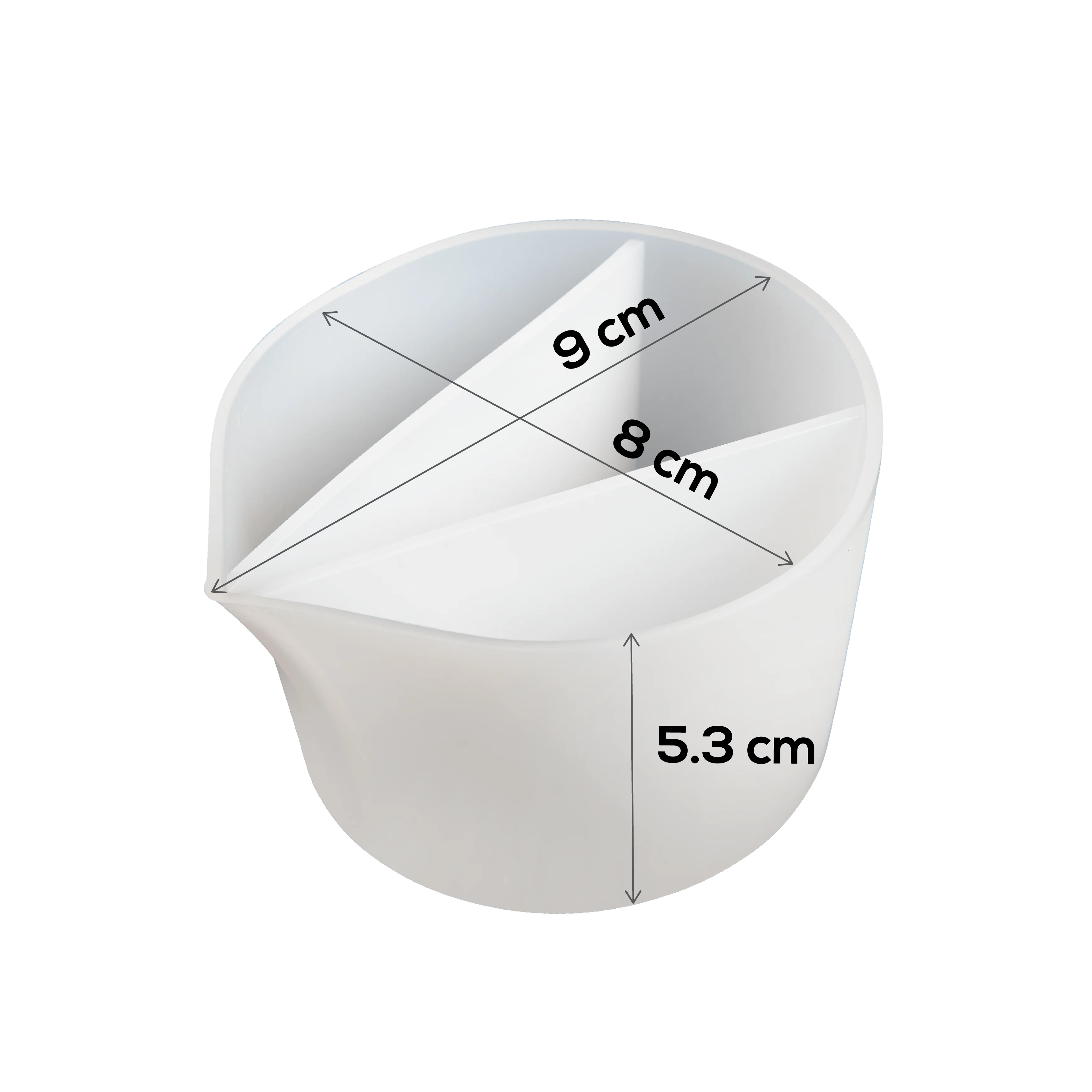 Urban Crafter Silicone Pouring  Split Cup - 3 Sections - Image 7