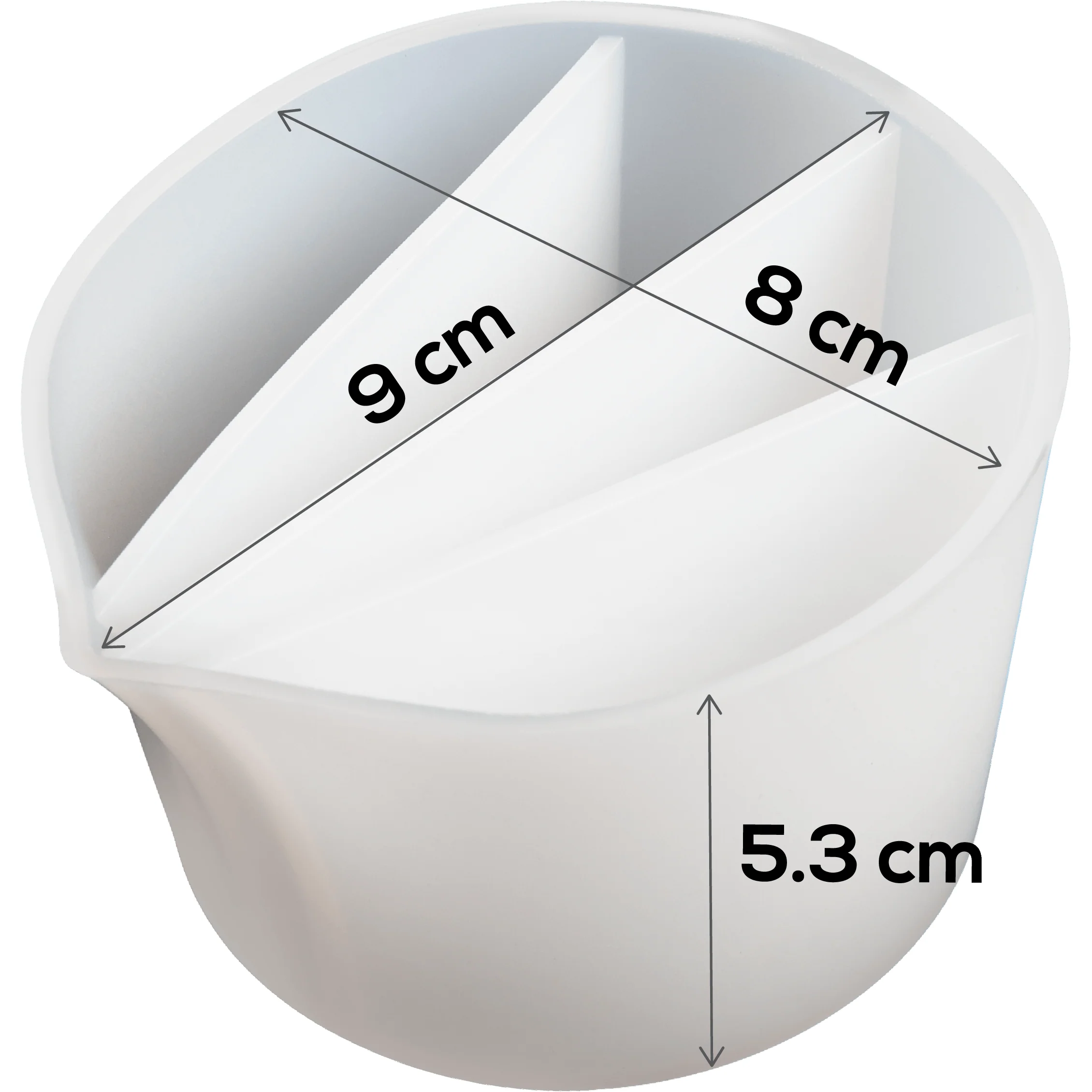 Urban Crafter Silicone Pouring Split Cup - 4 Sections - Image 5