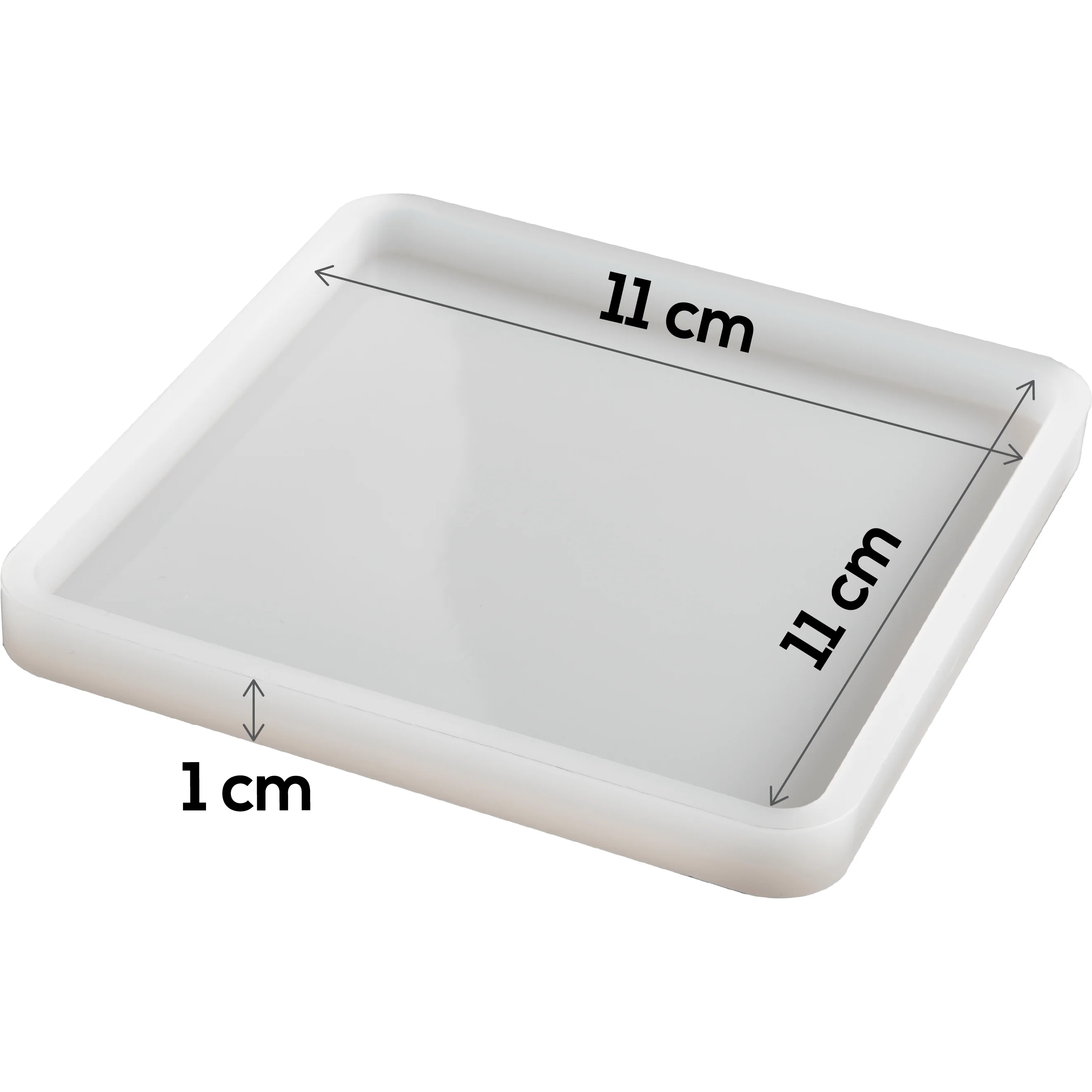 Urban Crafter Silicone Square Mould coaster 11x11x1cm - Image 9