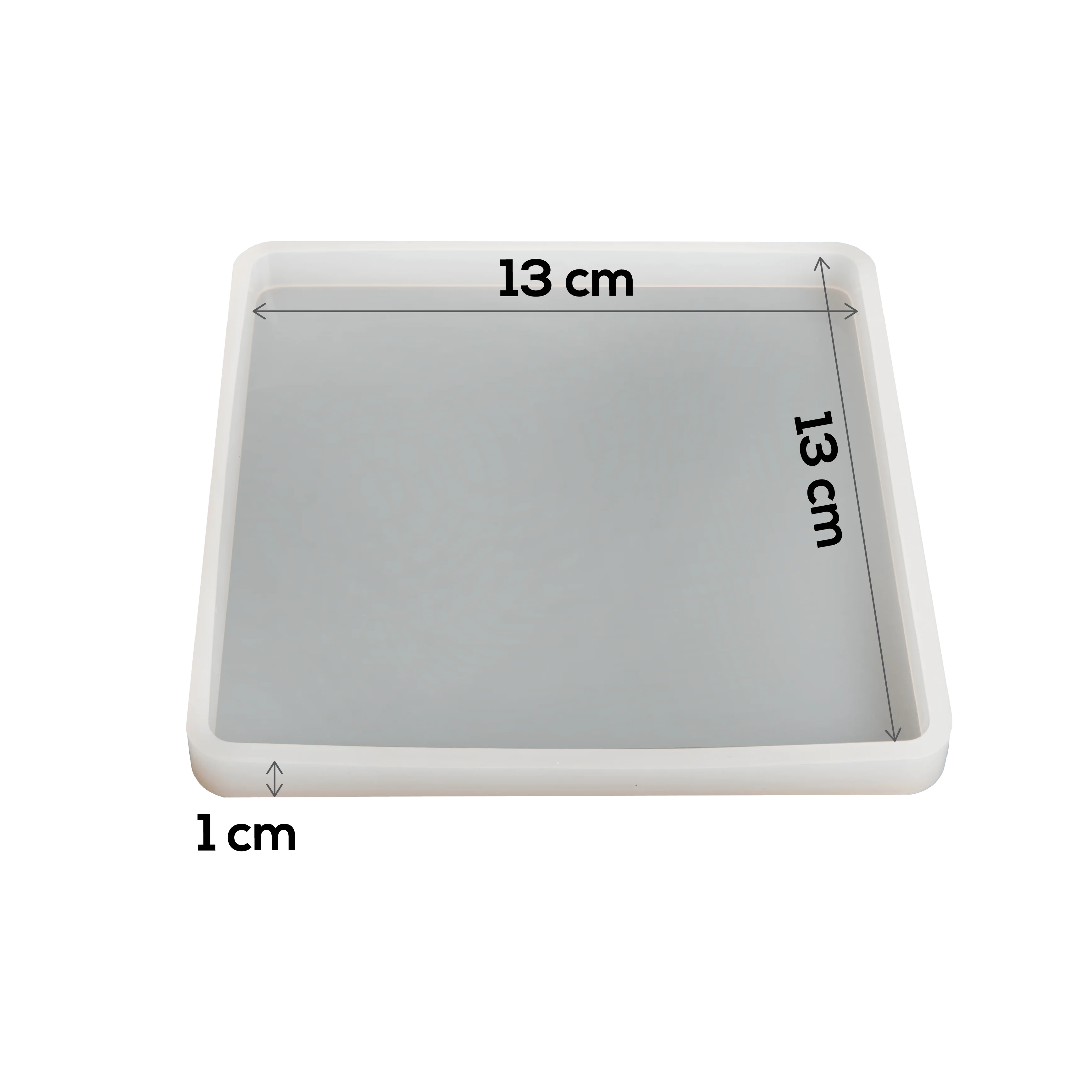Urban Crafter Silicone Square Mould coaster 13x13x1cm - Image 6