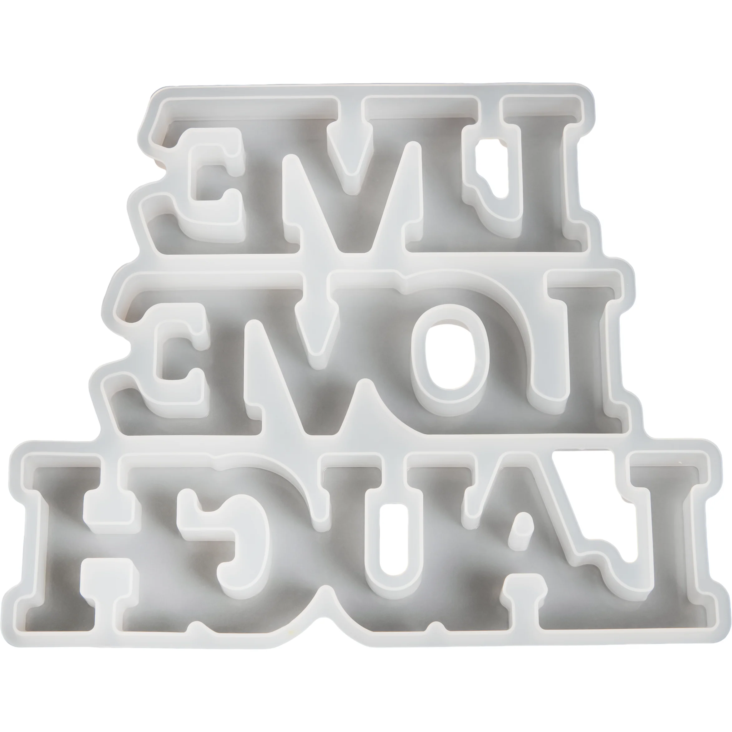 Urban Crafter Silicone words Mould 16x13x13.5cm - Live Love Laugh - Image 10