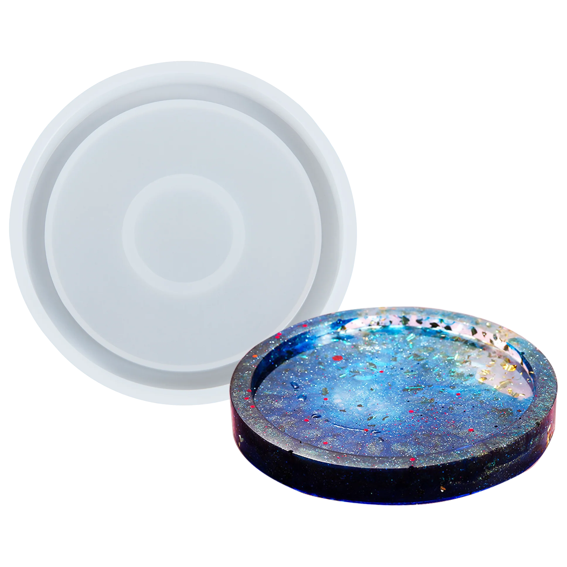 Urban Crafter Small Round Edge Coaster Mould