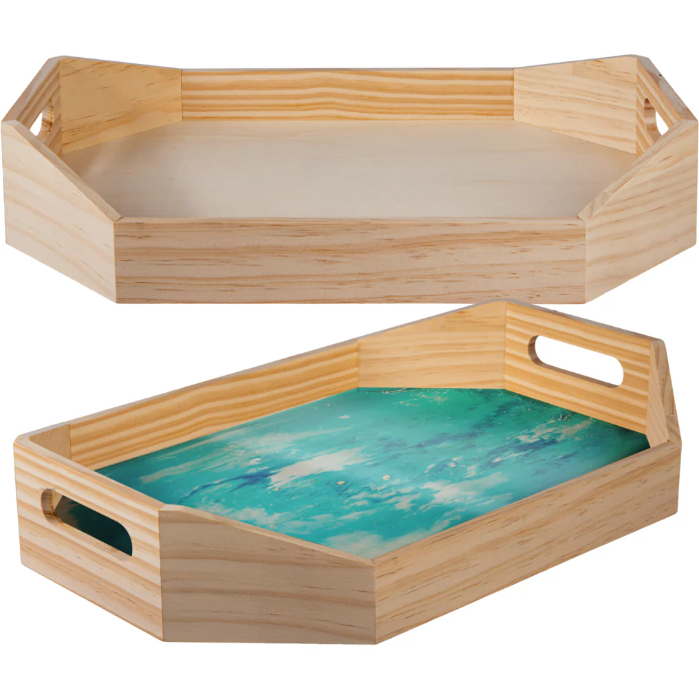 Urban Crafter Tapered Sides Plywood Tray 37.5 x 26 x 6.7cm