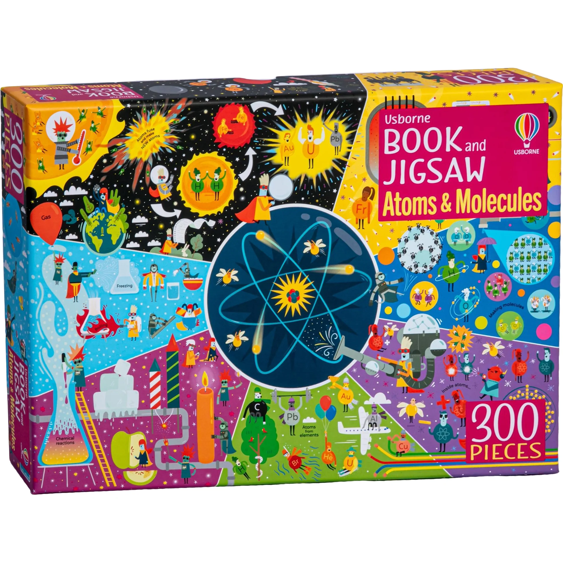 Usborne Book and Jigsaw Atoms & Molecules - Image 4
