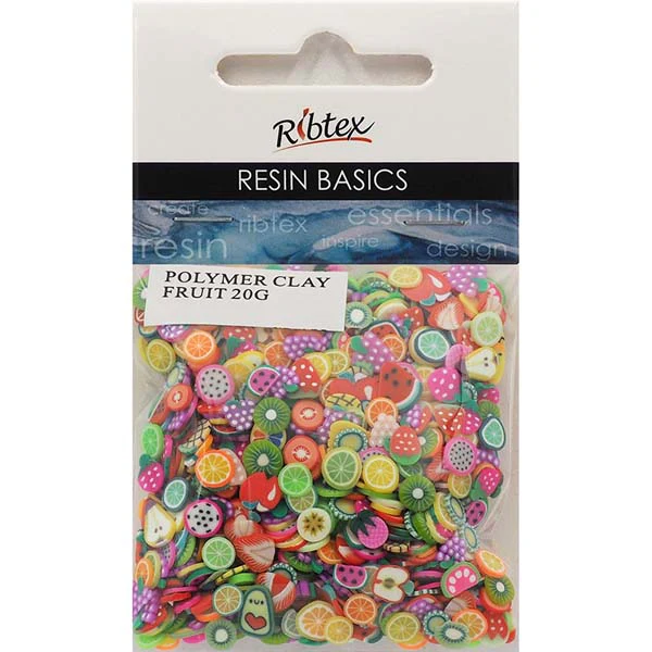 UV Resin Polymer clay fruit