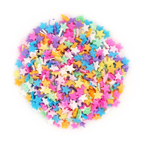 UV Resin Polymer clay stars 20g - Image 2